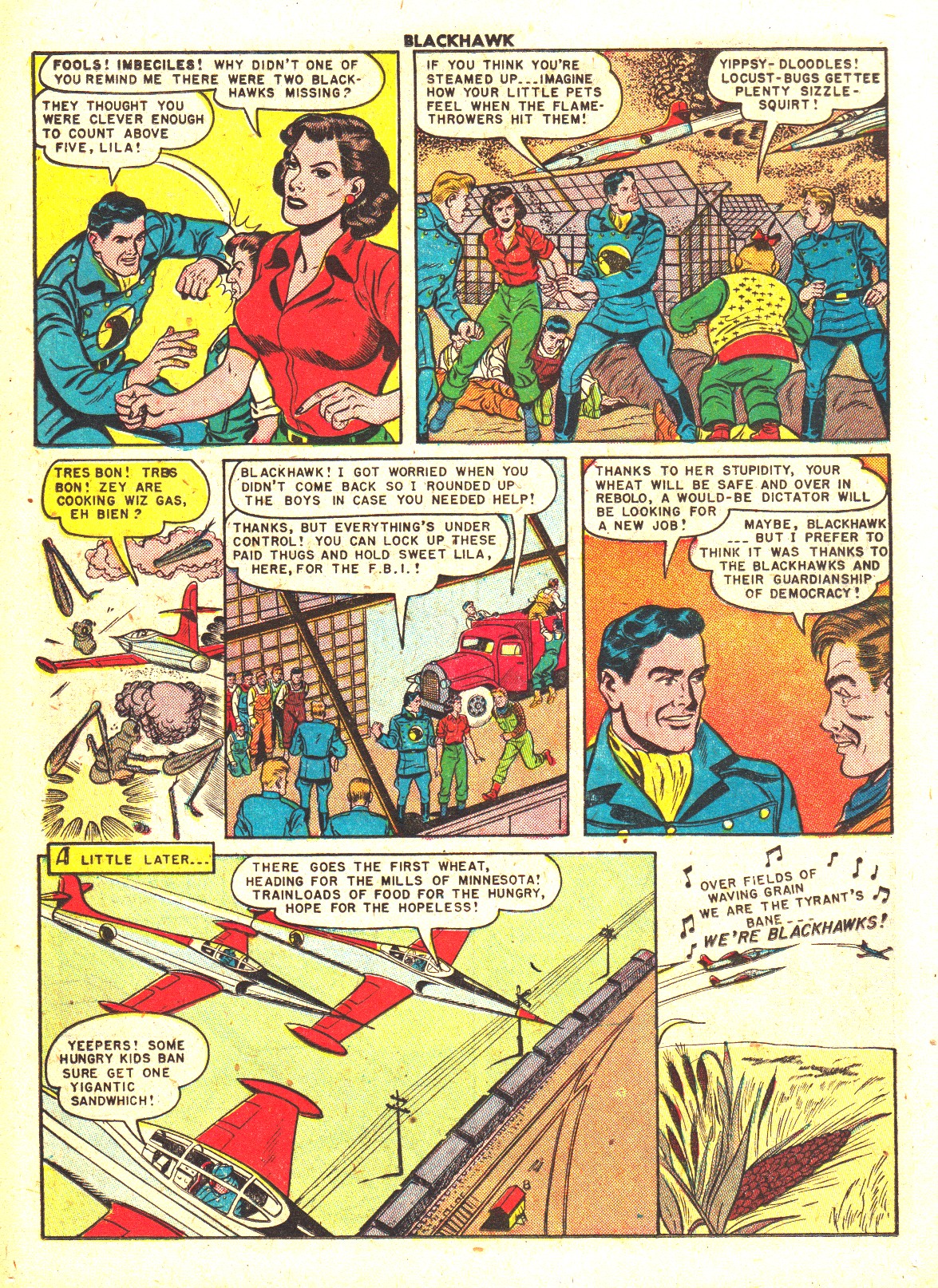 Read online Blackhawk (1957) comic -  Issue #35 - 34