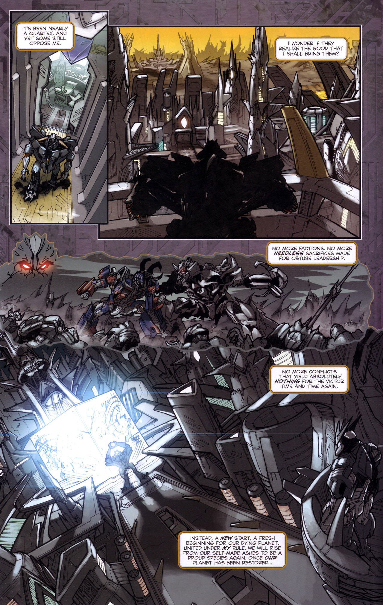 Read online Transformers: The Reign of Starscream comic -  Issue #4 - 8