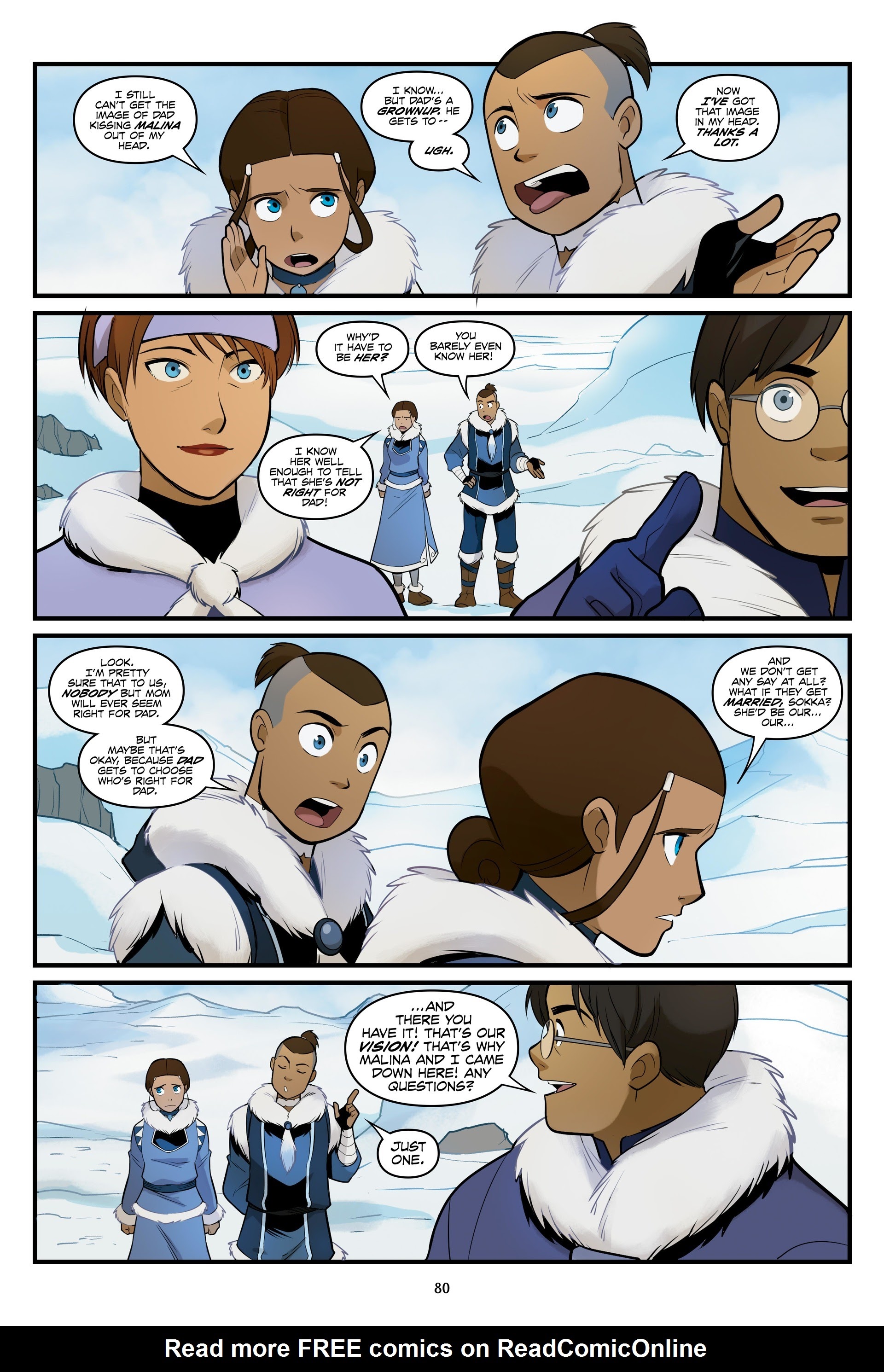 Read online Avatar: The Last Airbender--North and South Omnibus comic -  Issue # TPB (Part 1) - 79