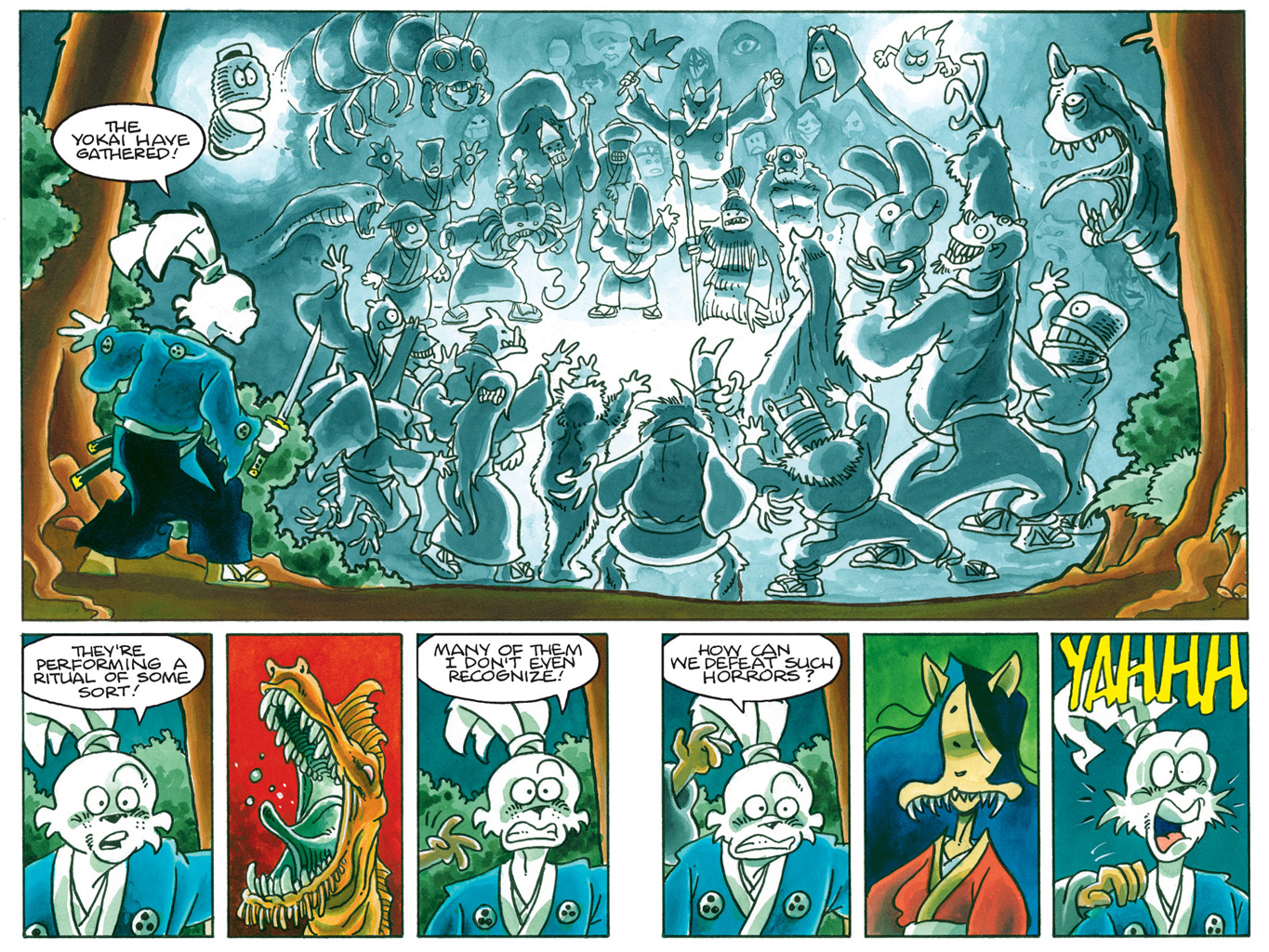 Read online Usagi Yojimbo: Yokai comic -  Issue # Full - 37