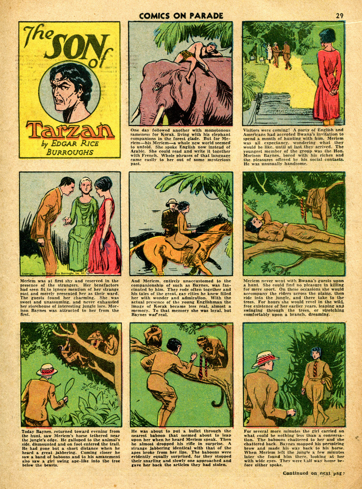 Read online Comics on Parade comic -  Issue #28 - 31