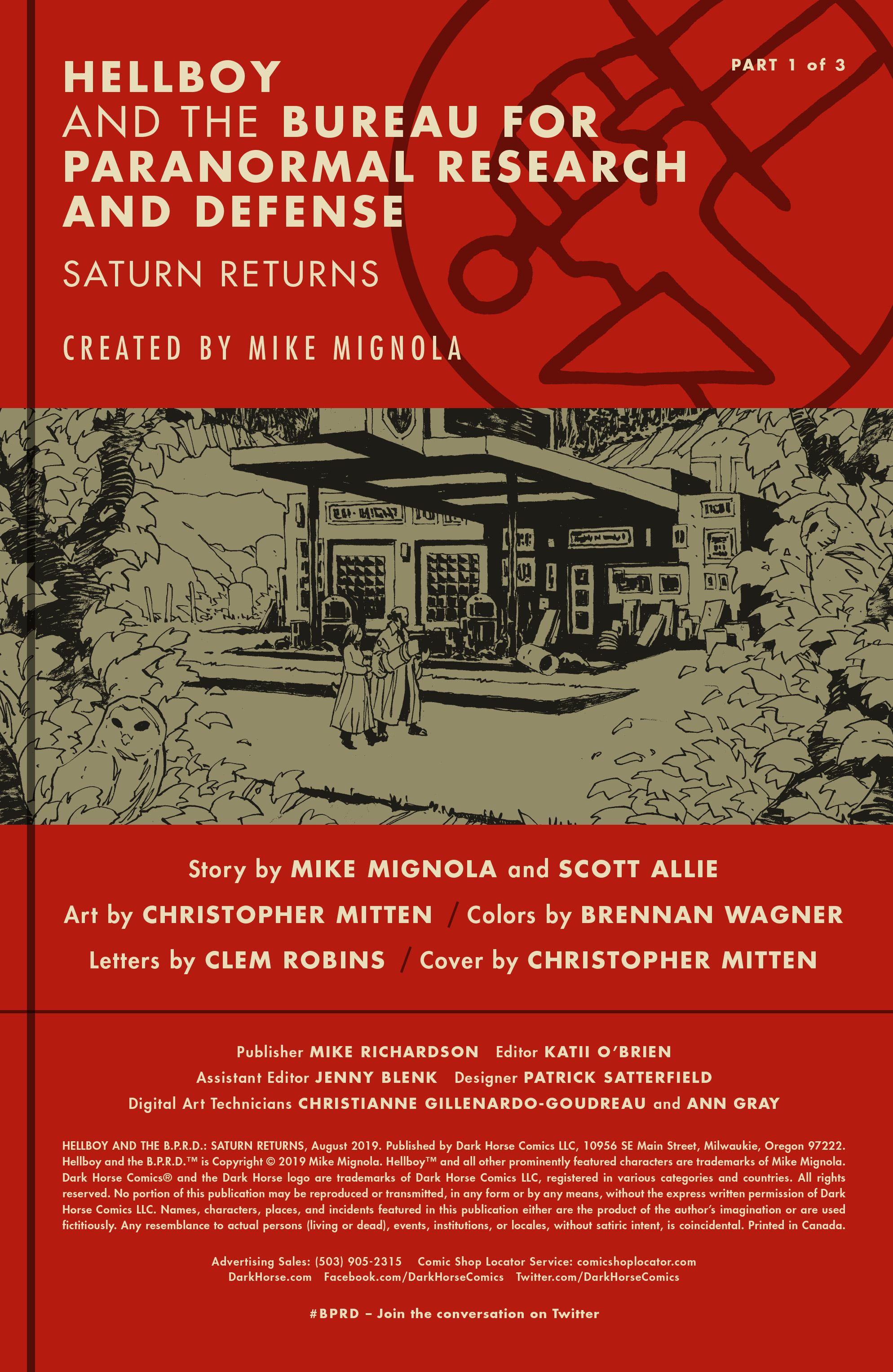 Read online Hellboy and the B.P.R.D.: Saturn Returns comic -  Issue #1 - 2