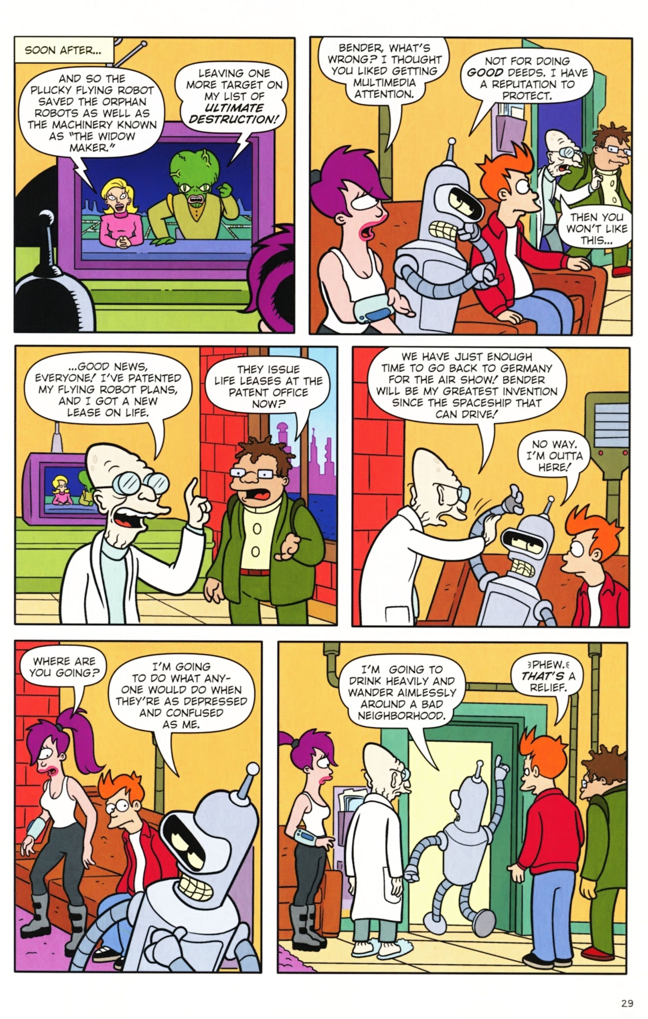 Read online Futurama Comics comic -  Issue #47 - 24