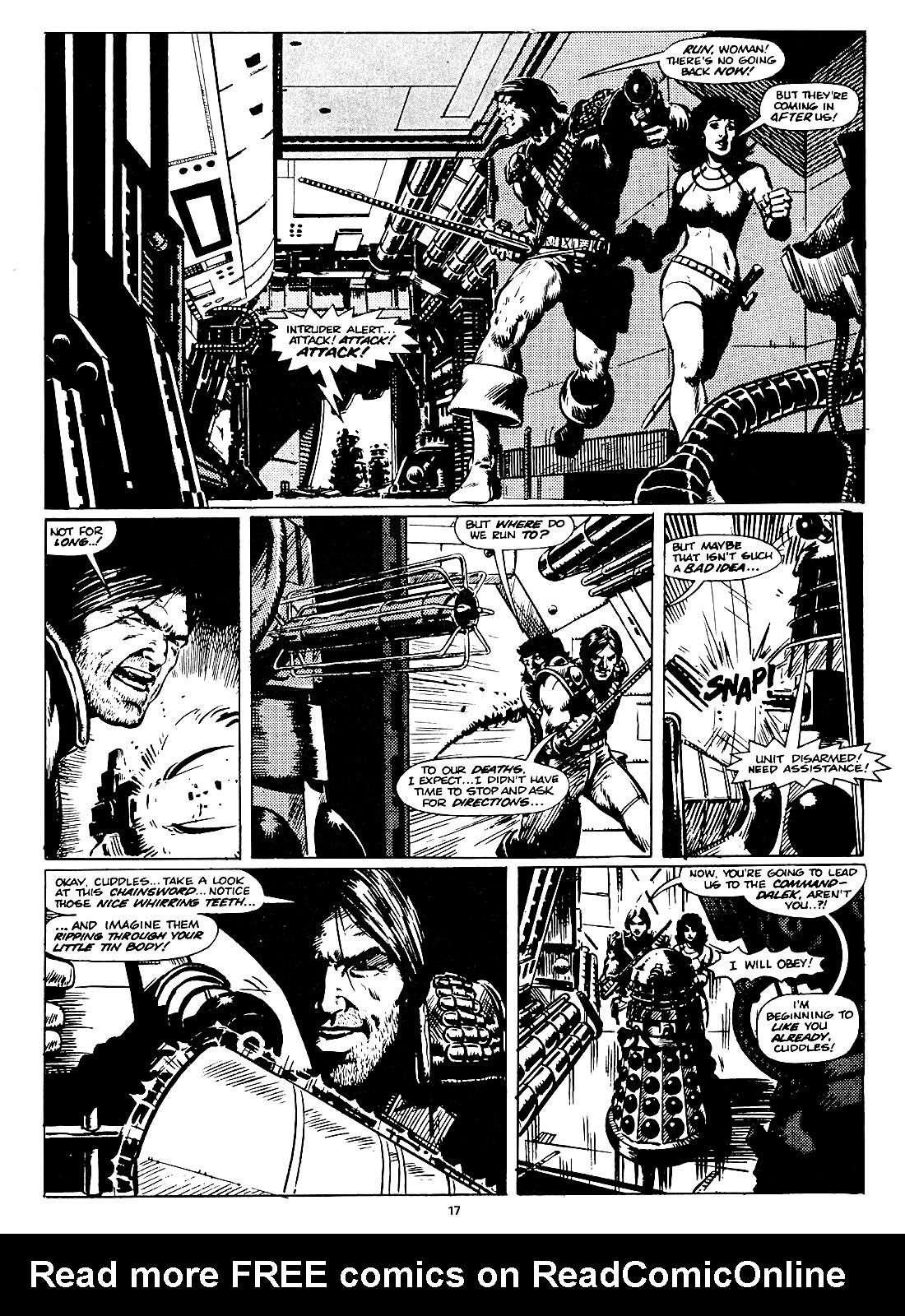 Read online Marvel Graphic Novel comic -  Issue #4 Abslom Daak, Dalek Killer - 17