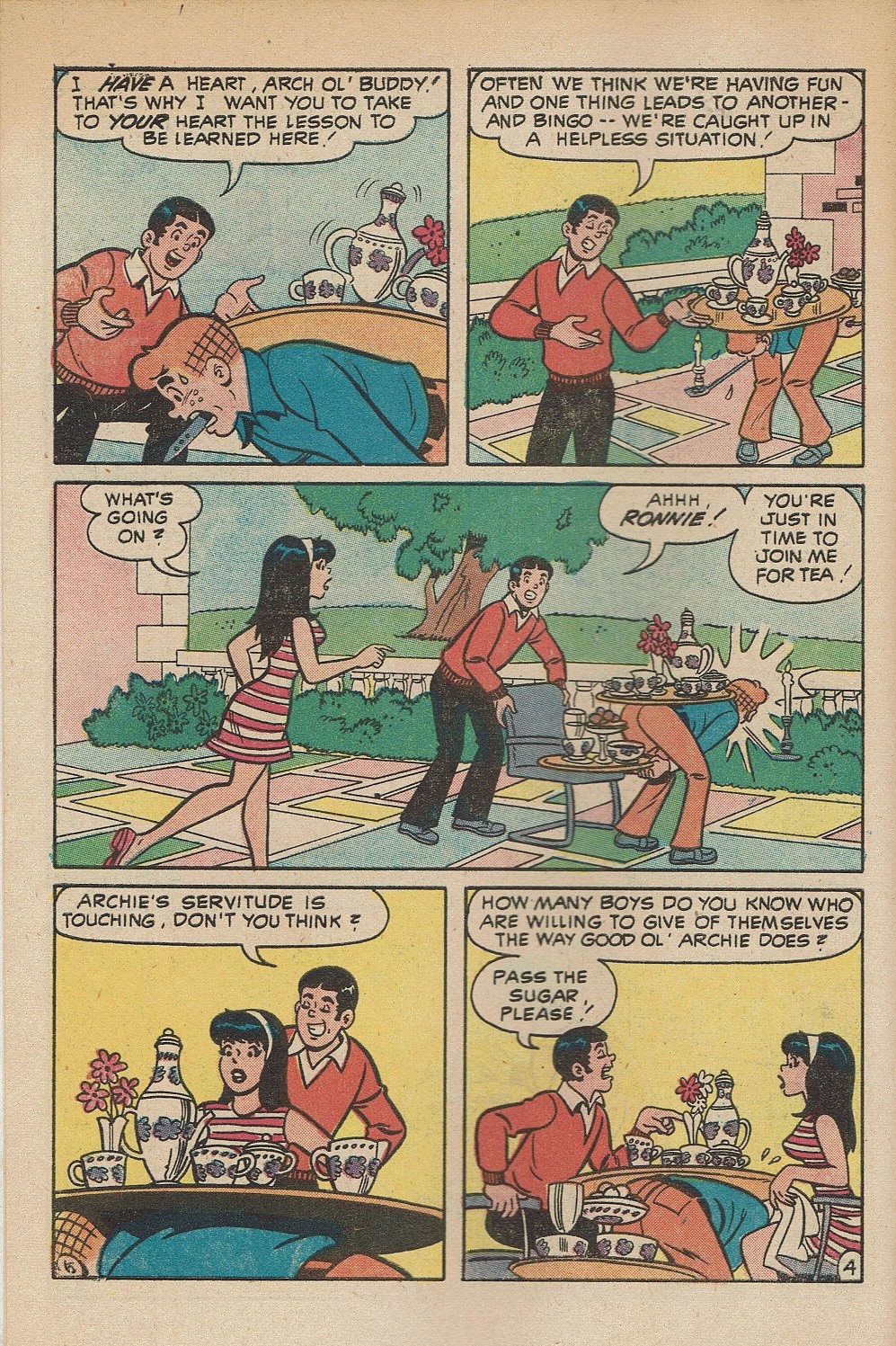 Read online Reggie and Me (1966) comic -  Issue #51 - 6