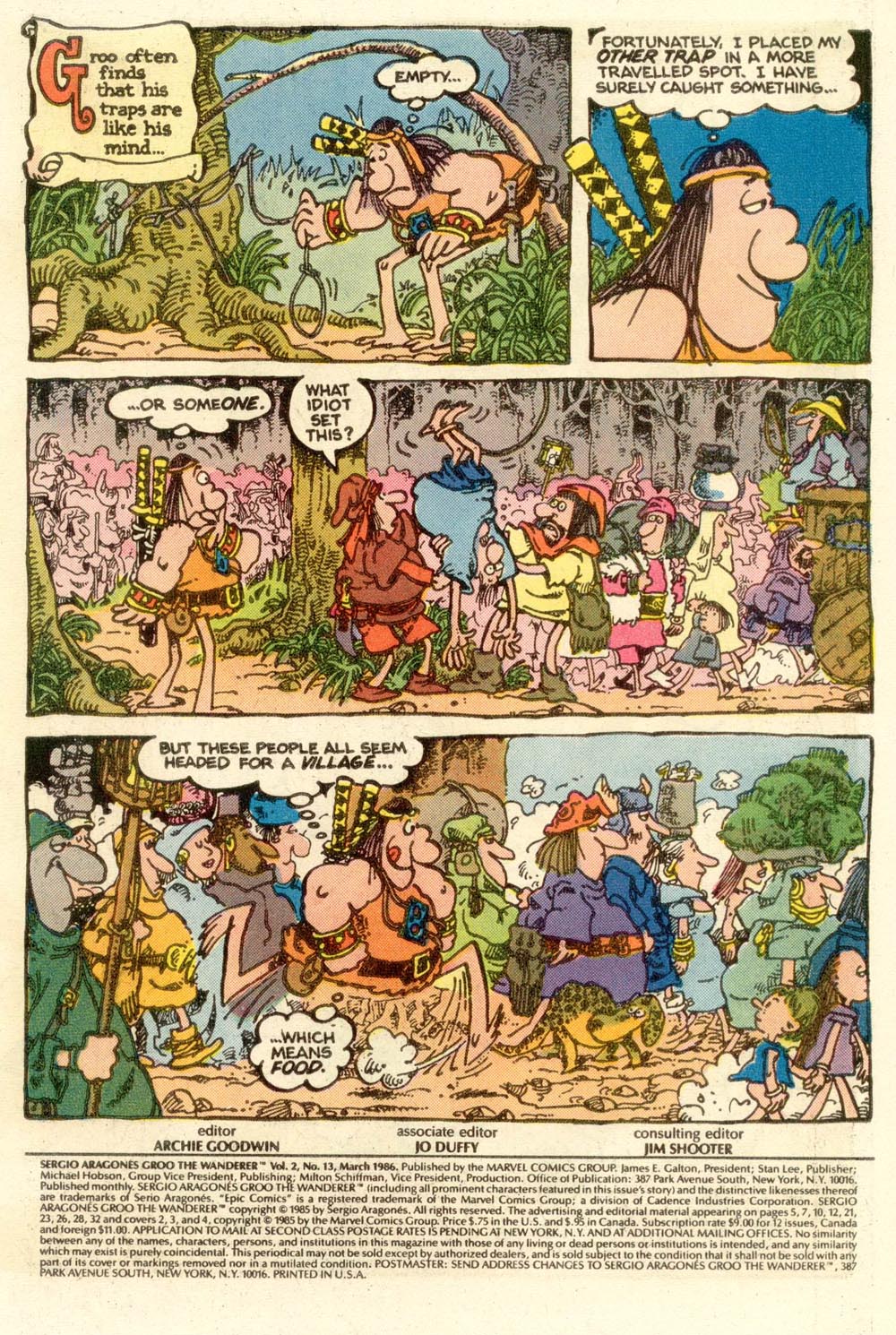 Read online Sergio Aragonés Groo the Wanderer comic -  Issue #13 - 2