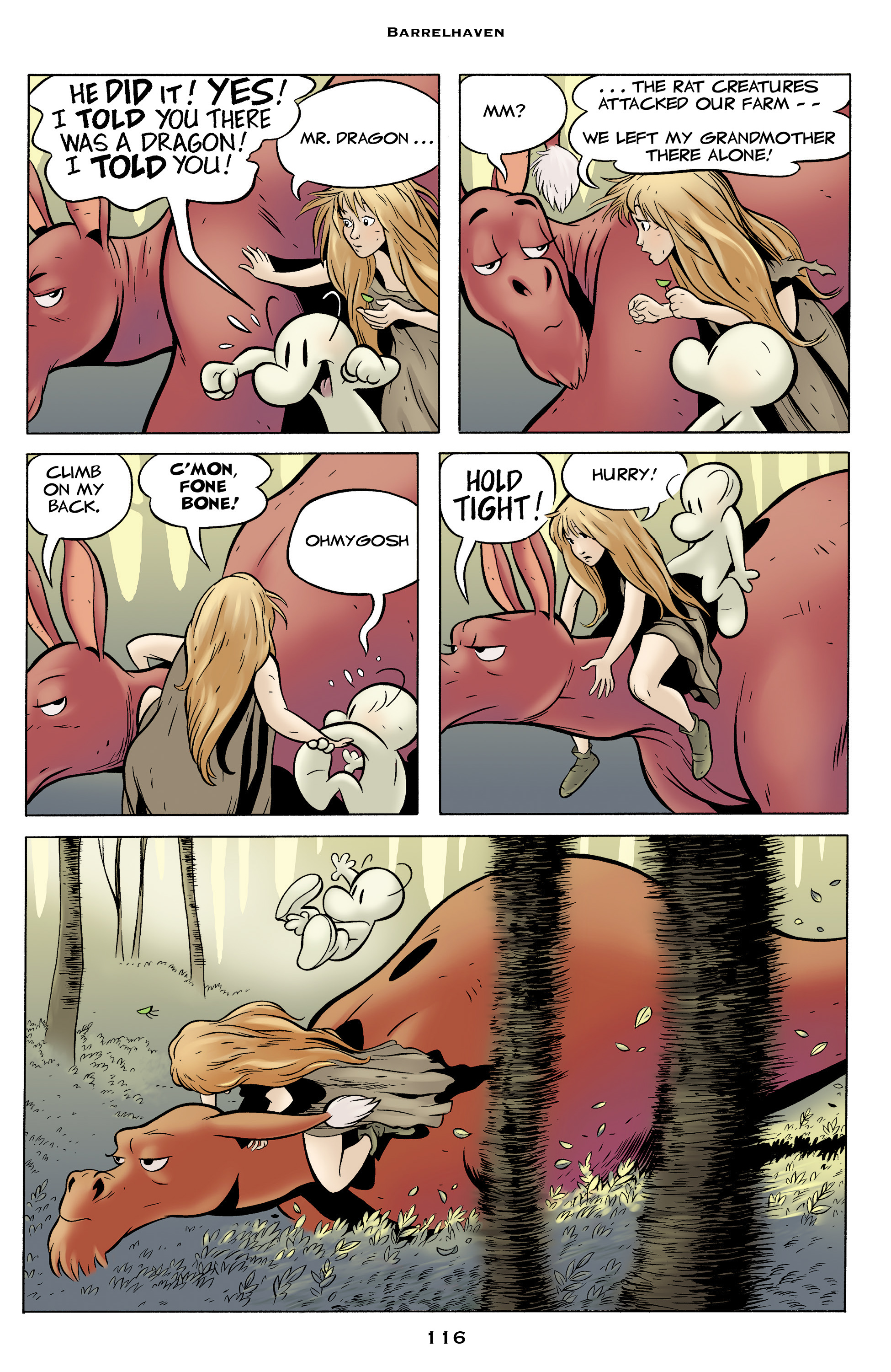 Read online Bone: Out From Boneville comic -  Issue # TPB - 116