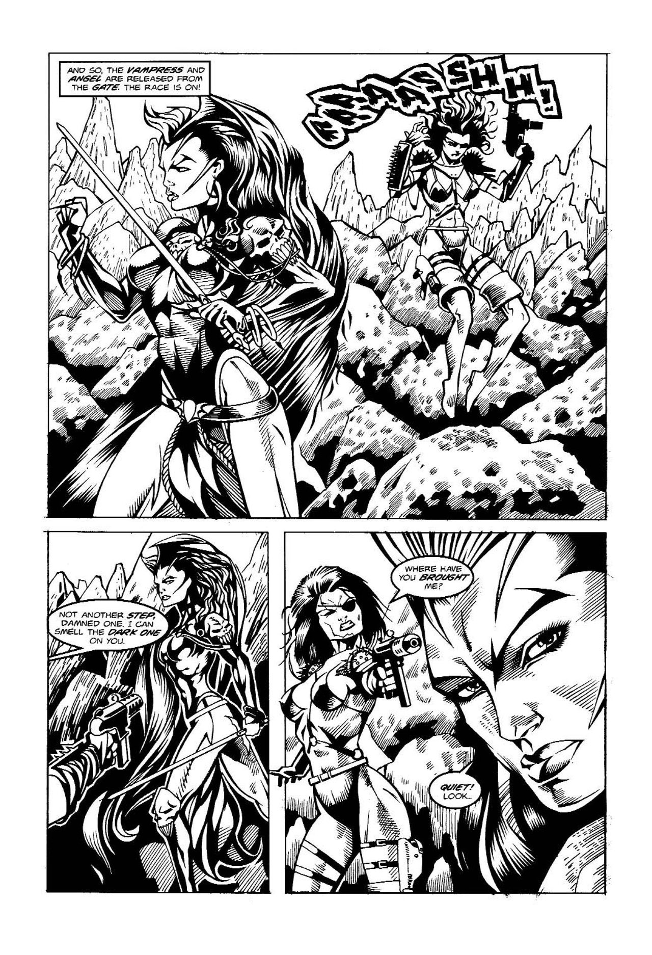 Read online Vampress Luxura / Baby Angel X comic -  Issue #1 - 7