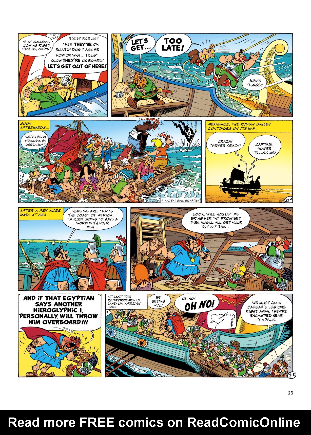Read online Asterix comic -  Issue #10 - 36