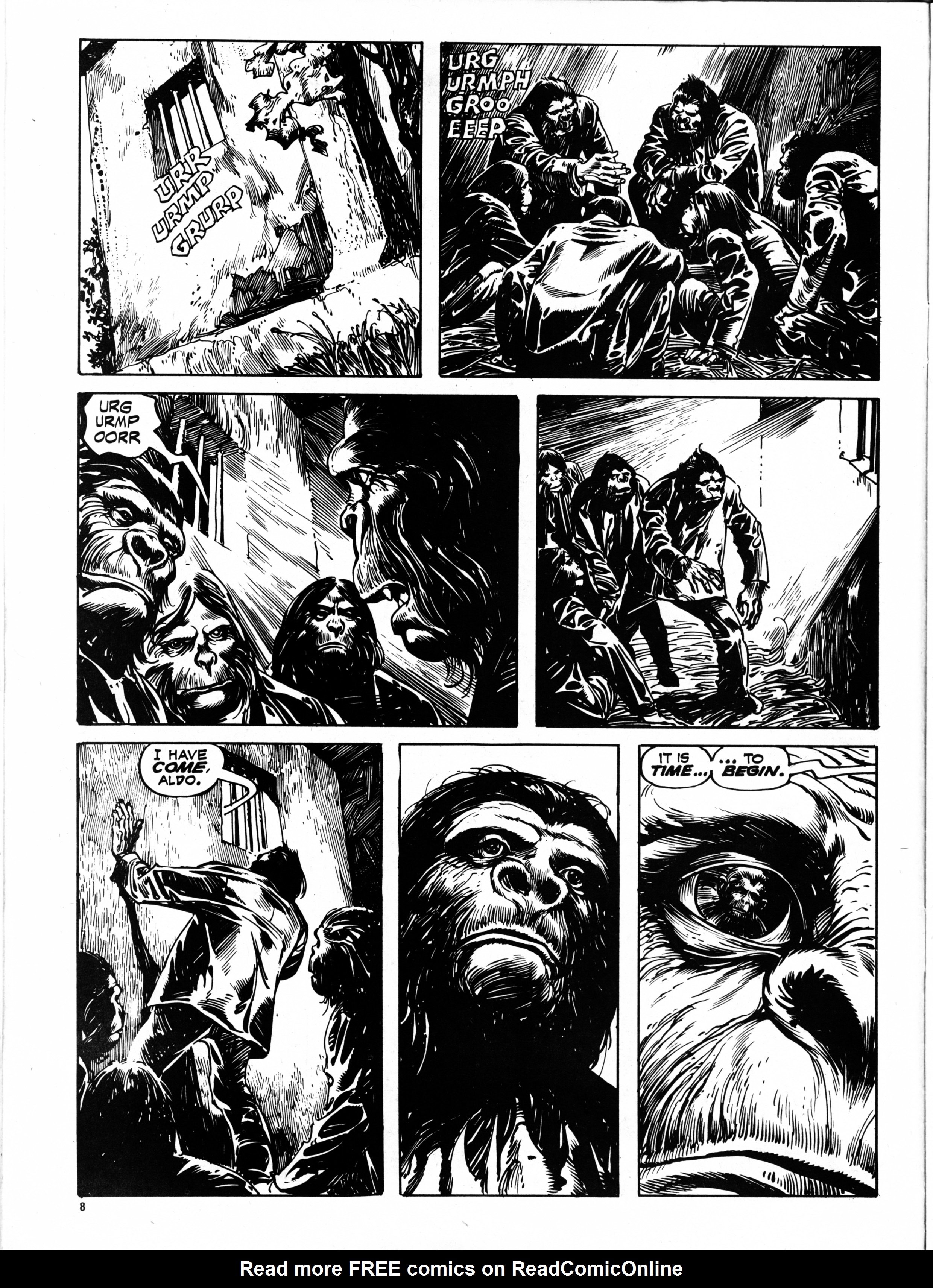 Read online Planet of the Apes (1974) comic -  Issue #69 - 8