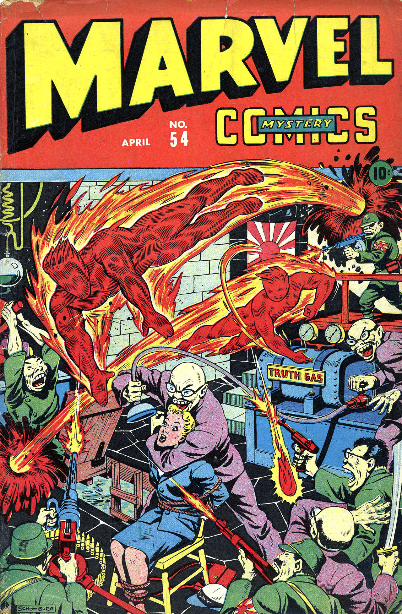 Read online Marvel Mystery Comics comic -  Issue #54 - 1