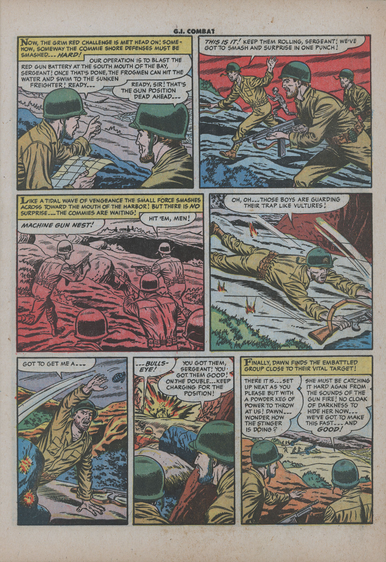 Read online G.I. Combat (1952) comic -  Issue #22 - 9