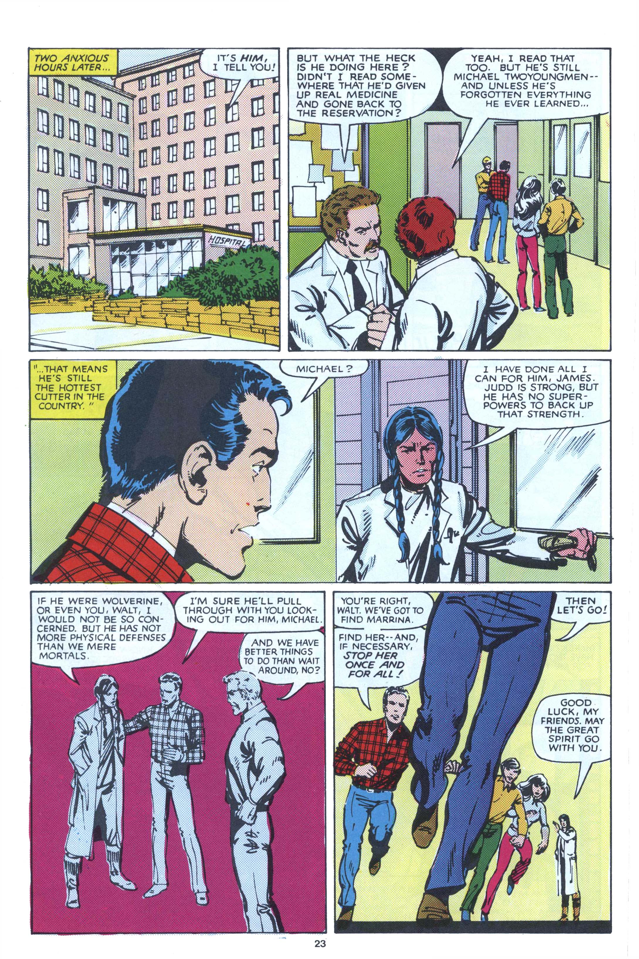 Read online Secret Wars (1985) comic -  Issue #7 - 23