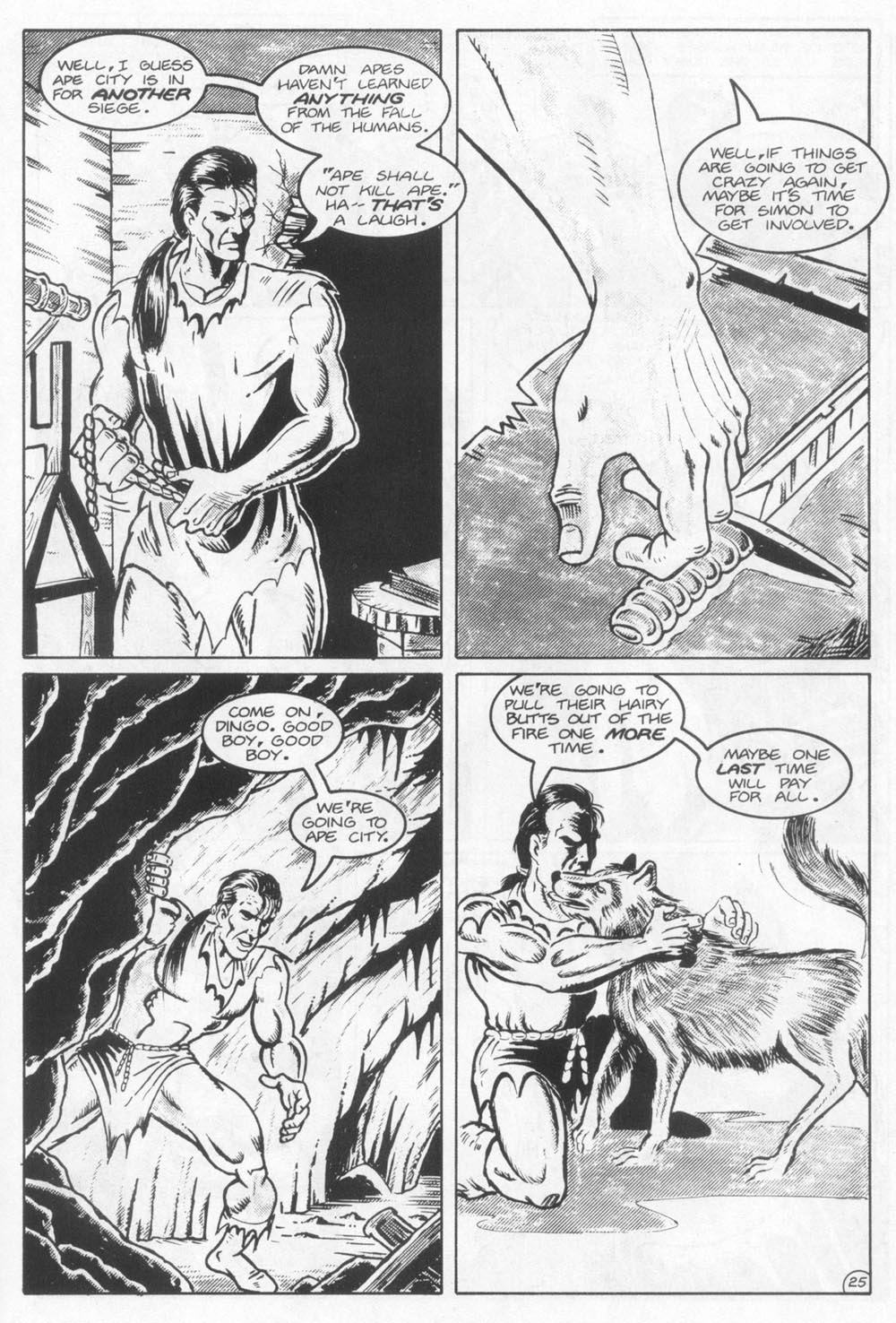 Read online Planet of the Apes (1990) comic -  Issue #21 - 27