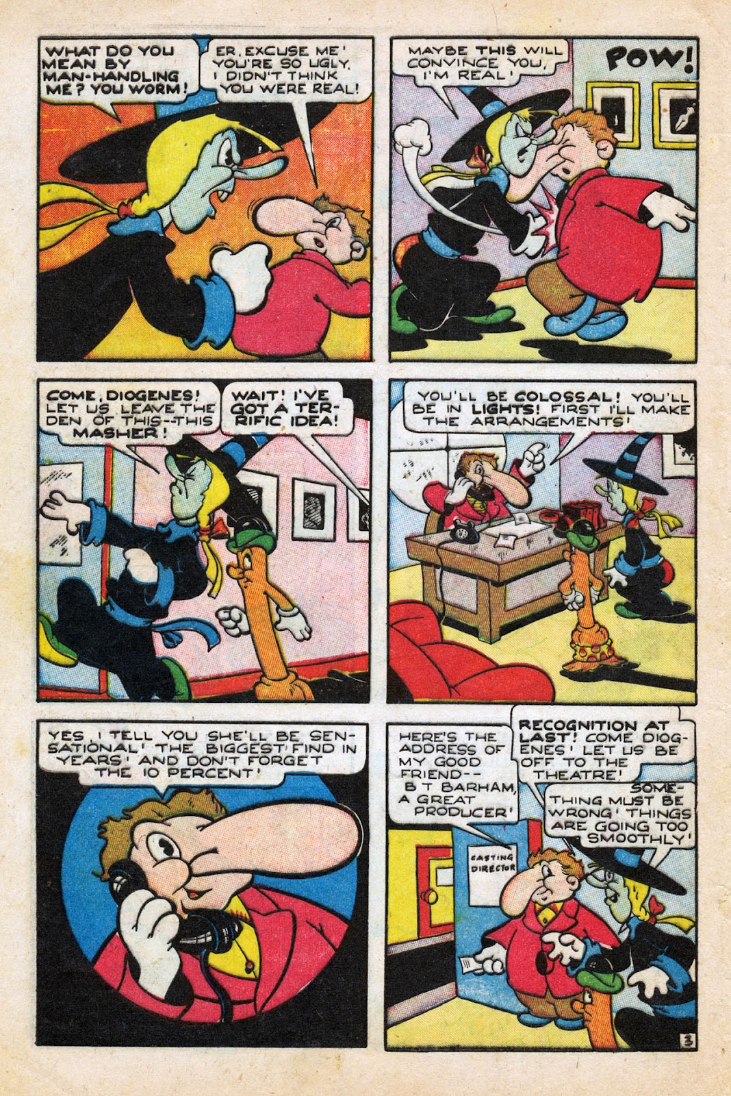Read online Comedy Comics (1942) comic -  Issue #27 - 28