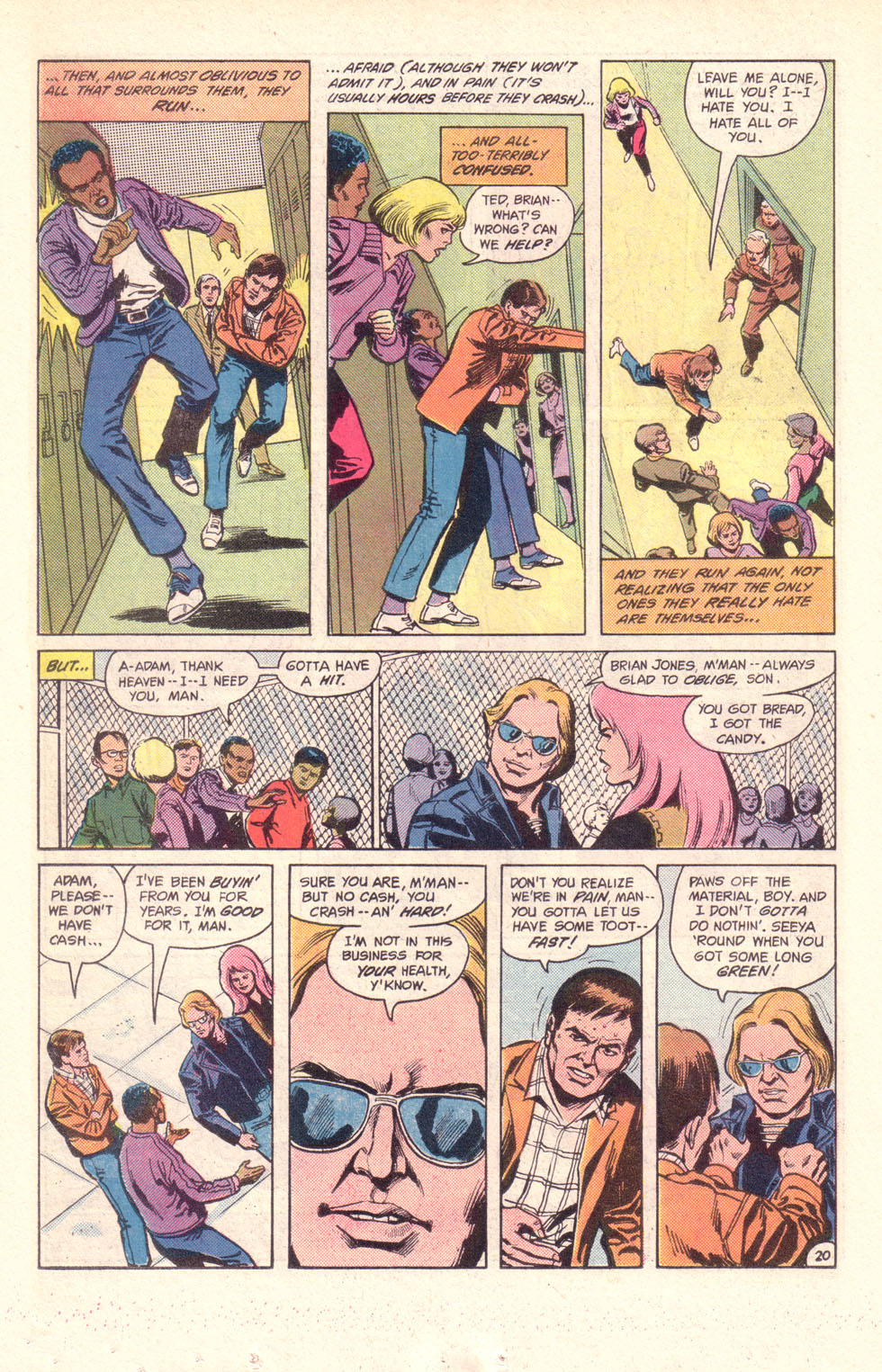 Read online The New Teen Titans (Drug Awareness Specials) comic -  Issue #1 - 22