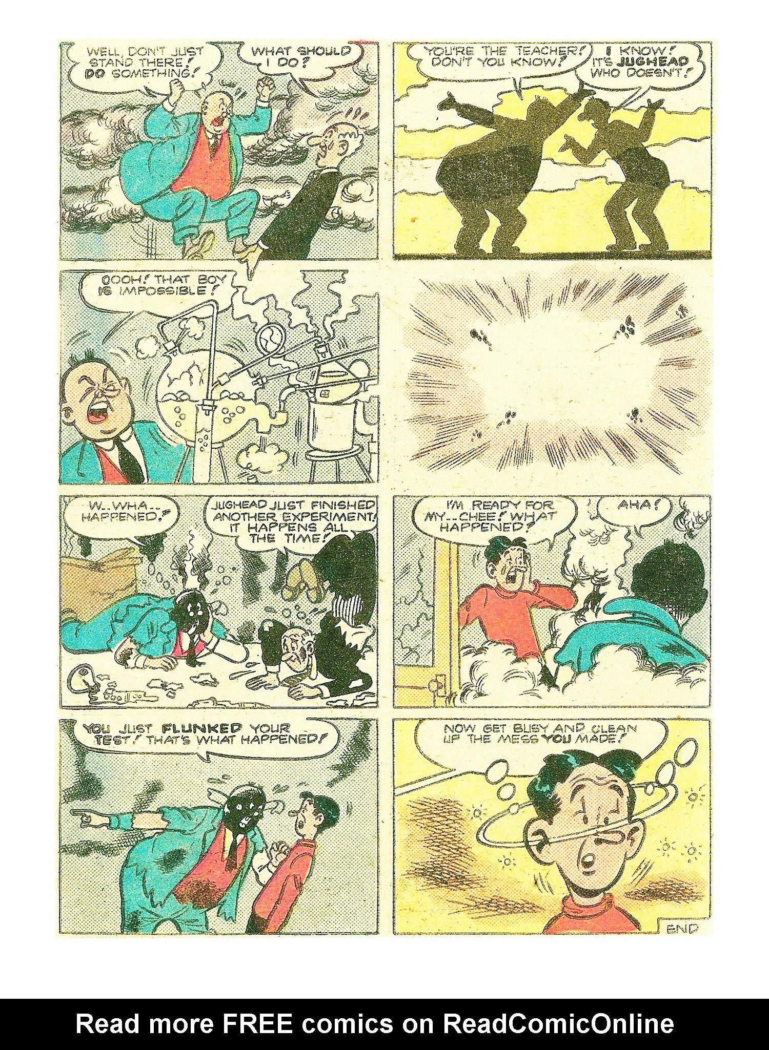 Read online Jughead Jones Comics Digest comic -  Issue #25 - 122