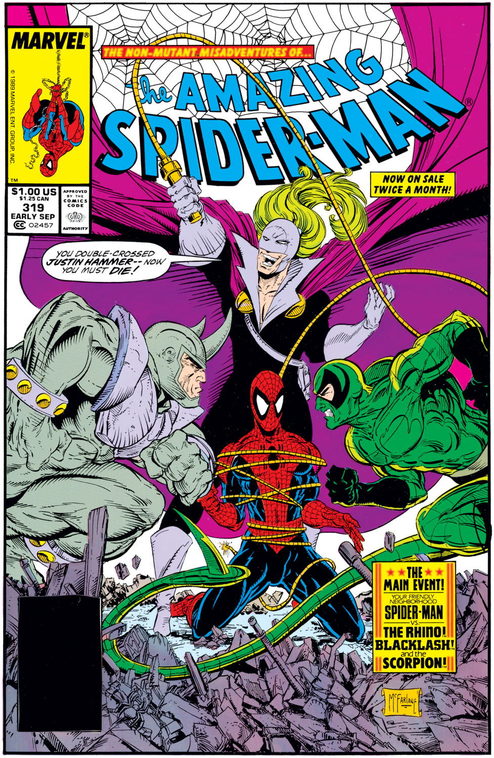 Read online The Amazing Spider-Man (1963) comic -  Issue #319 - 1