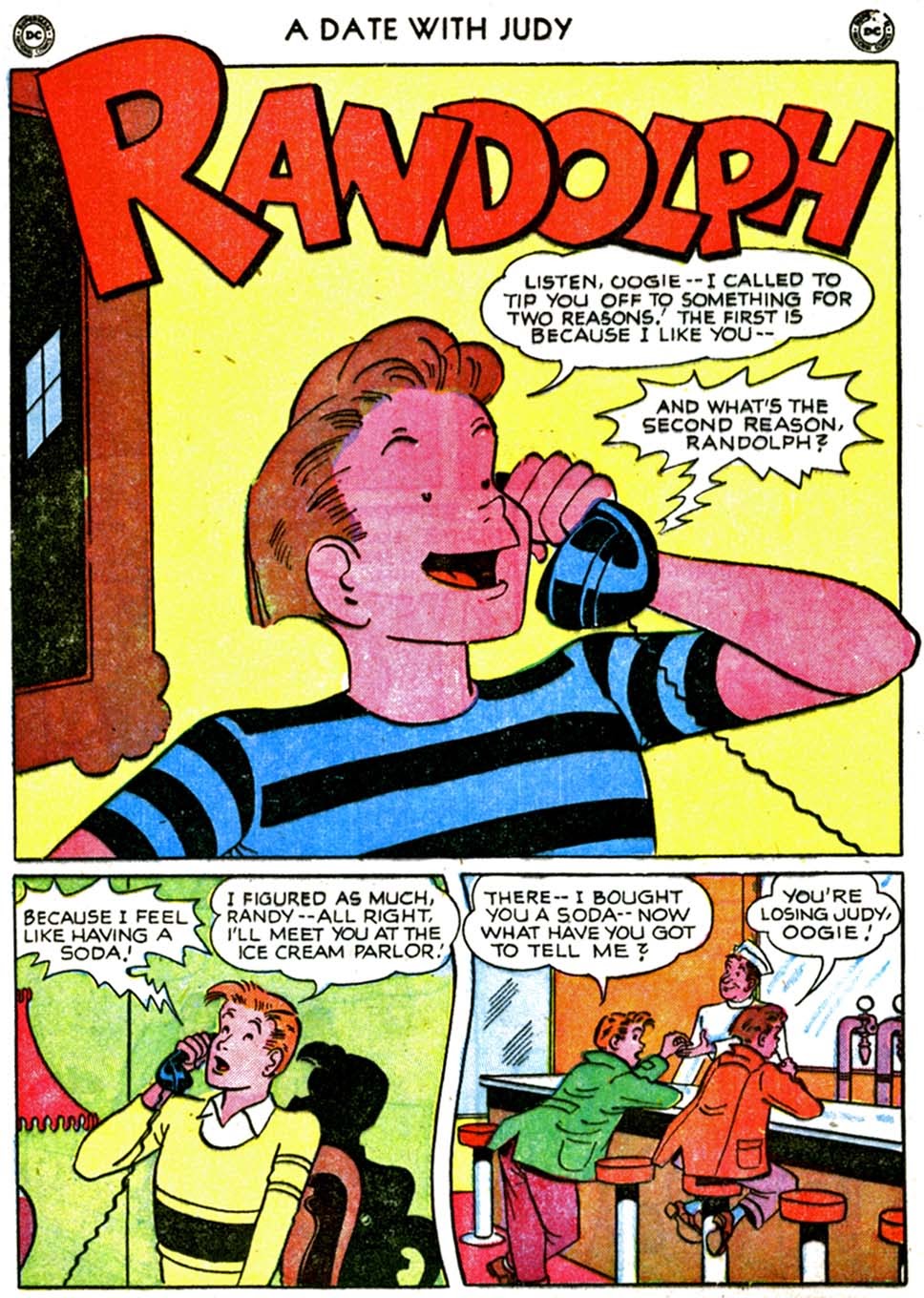 Read online A Date with Judy comic -  Issue #18 - 25