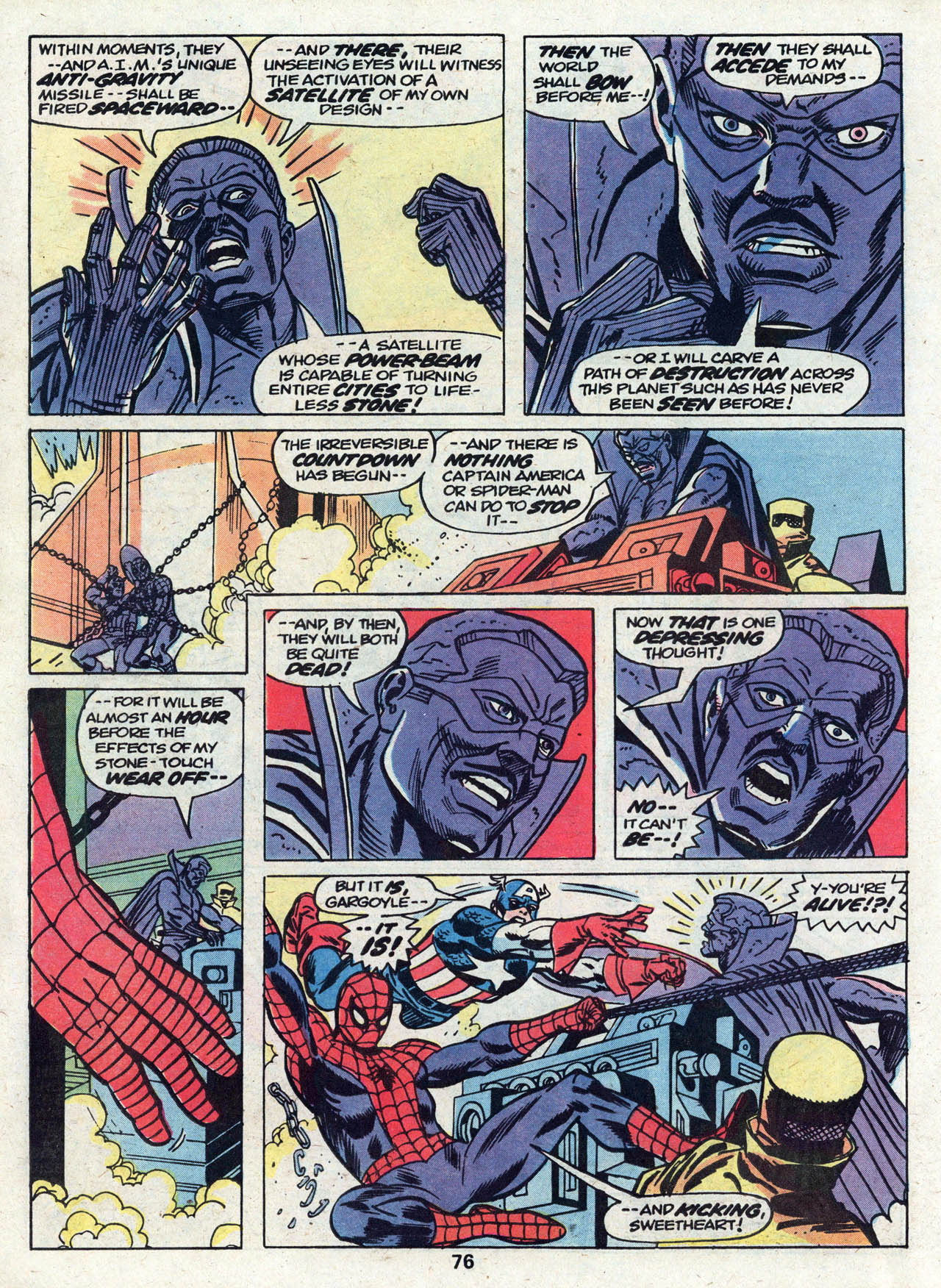 Read online Marvel Treasury Edition comic -  Issue #22 - 75