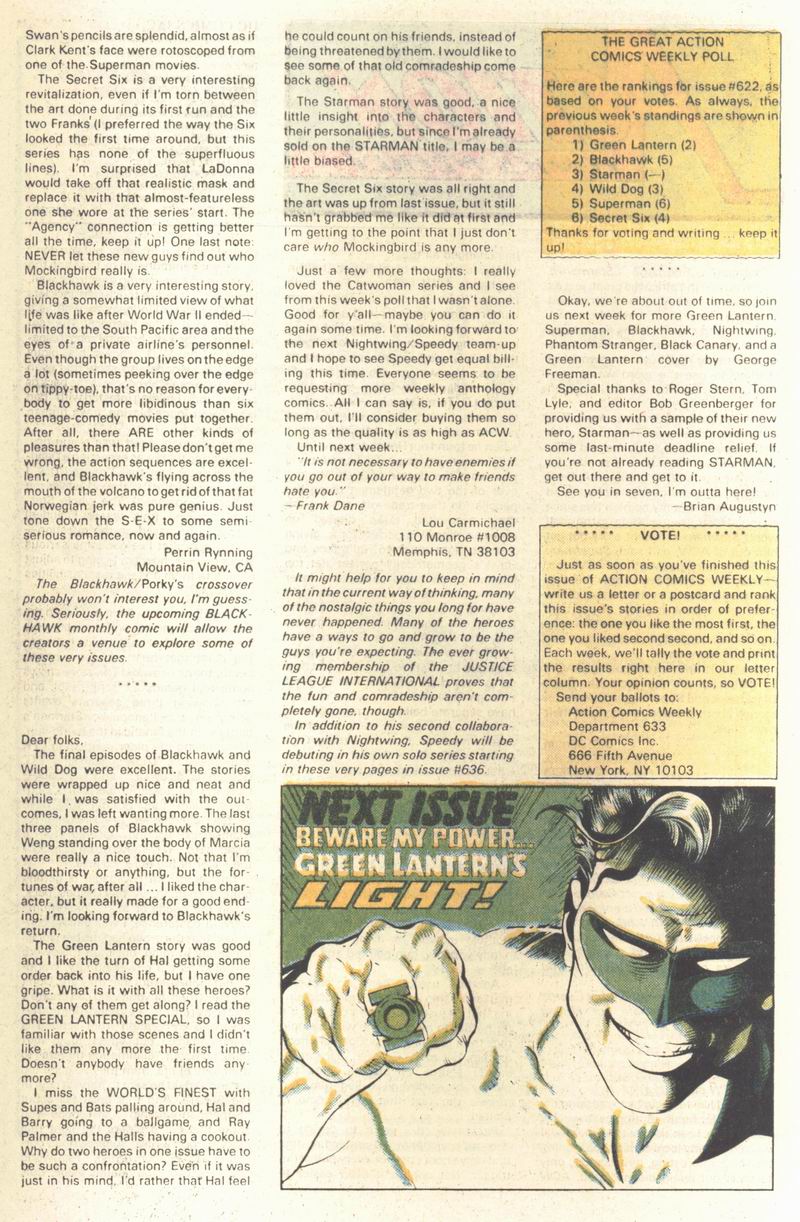 Read online Action Comics (1938) comic -  Issue #633 - 27