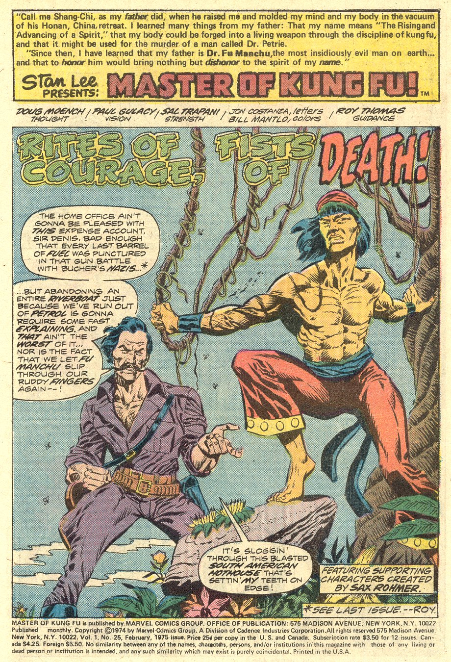 Master of Kung Fu (1974) Issue #25 #10 - English 2