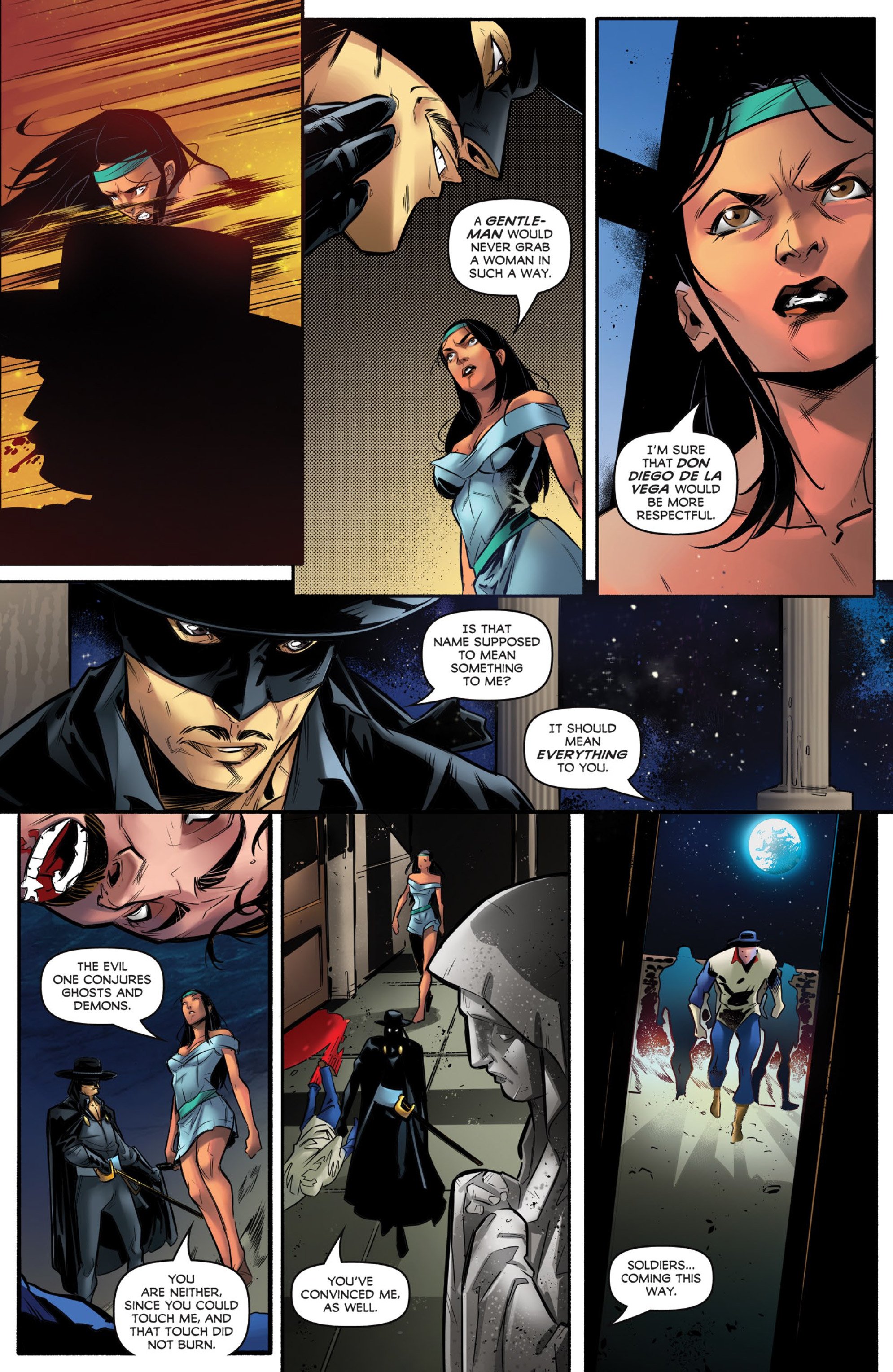 Read online Zorro: Sacrilege comic -  Issue #3 - 4