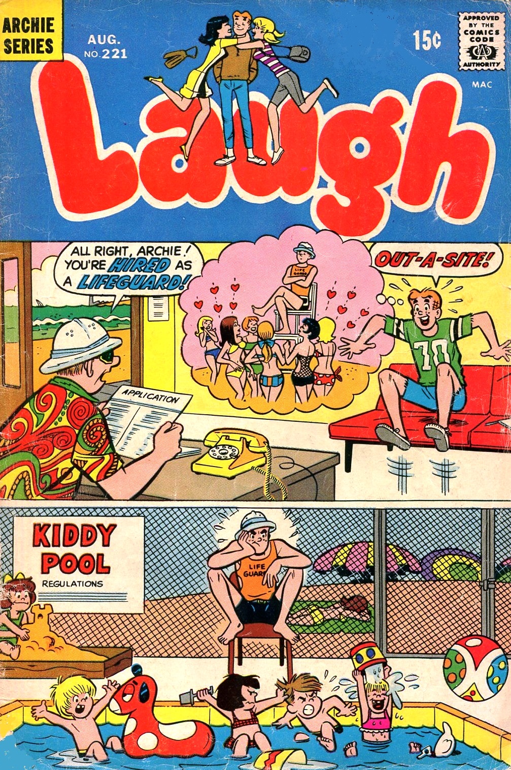 Read online Laugh (Comics) comic -  Issue #221 - 1
