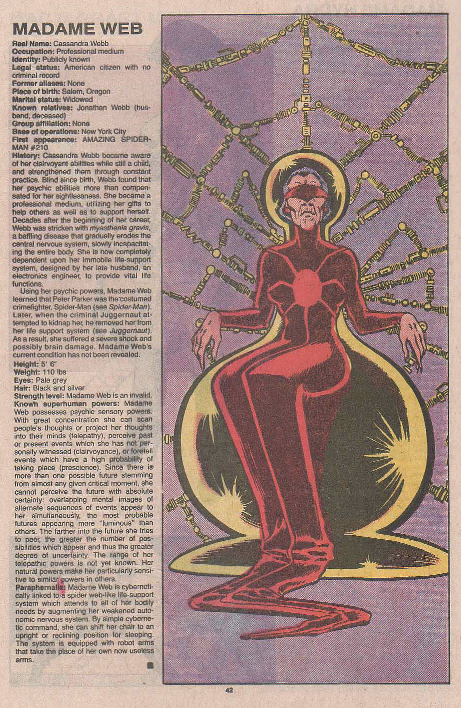 Read online The Official Handbook of the Marvel Universe: Update '89 comic -  Issue #4 - 44