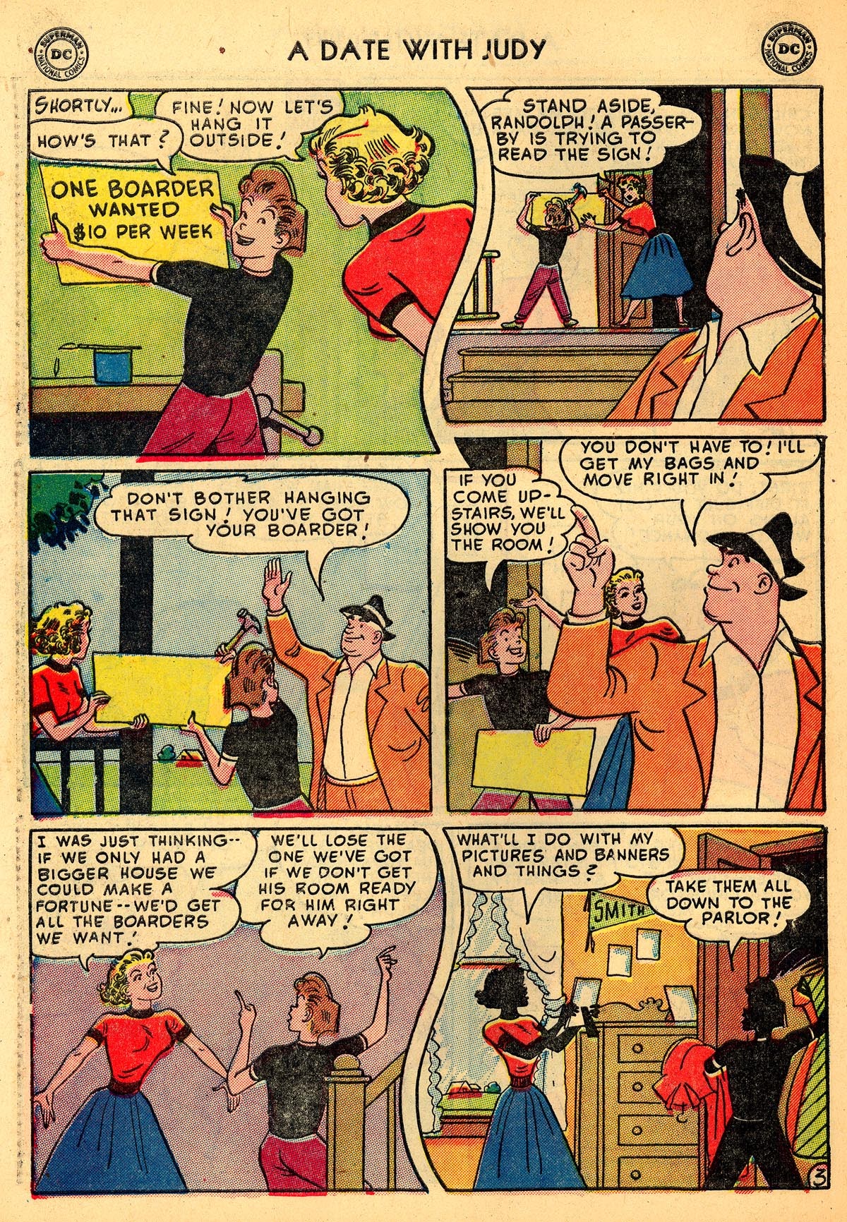 Read online A Date with Judy comic -  Issue #30 - 34