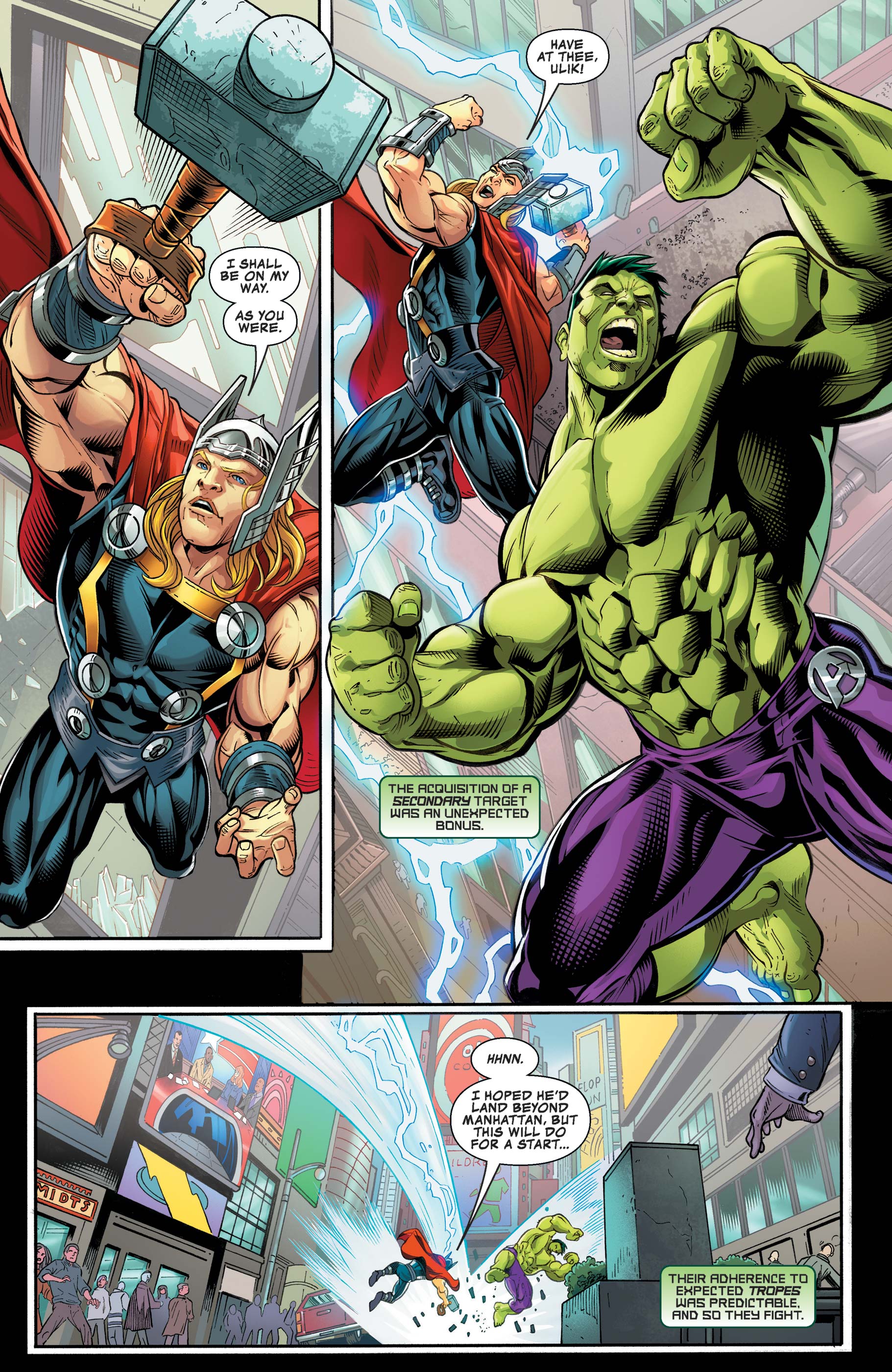 Read online The Incredible Hulk vs. The Mighty Thor: New York Jets Exclusive comic -  Issue # Full - 5