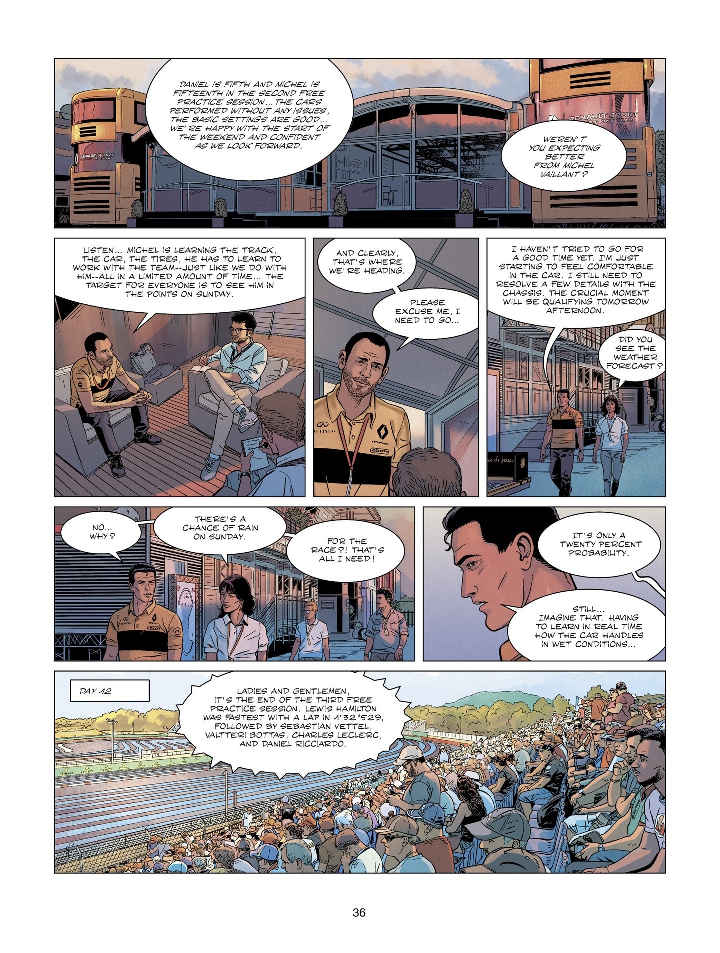 Read online Michel Vaillant comic -  Issue #8 - 36