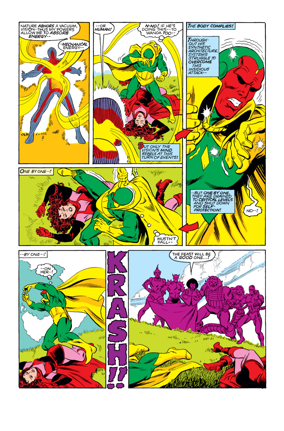 Read online The Vision and the Scarlet Witch (1985) comic -  Issue #3 - 10
