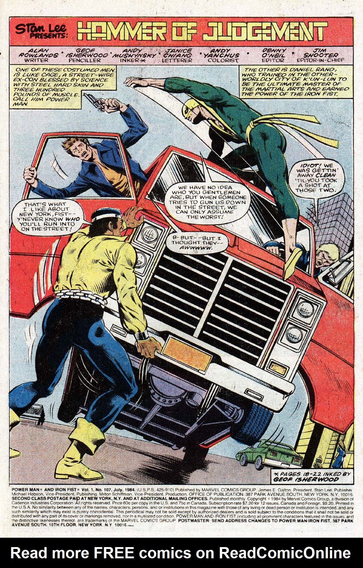 Read online Power Man and Iron Fist (1978) comic -  Issue #107 - 2