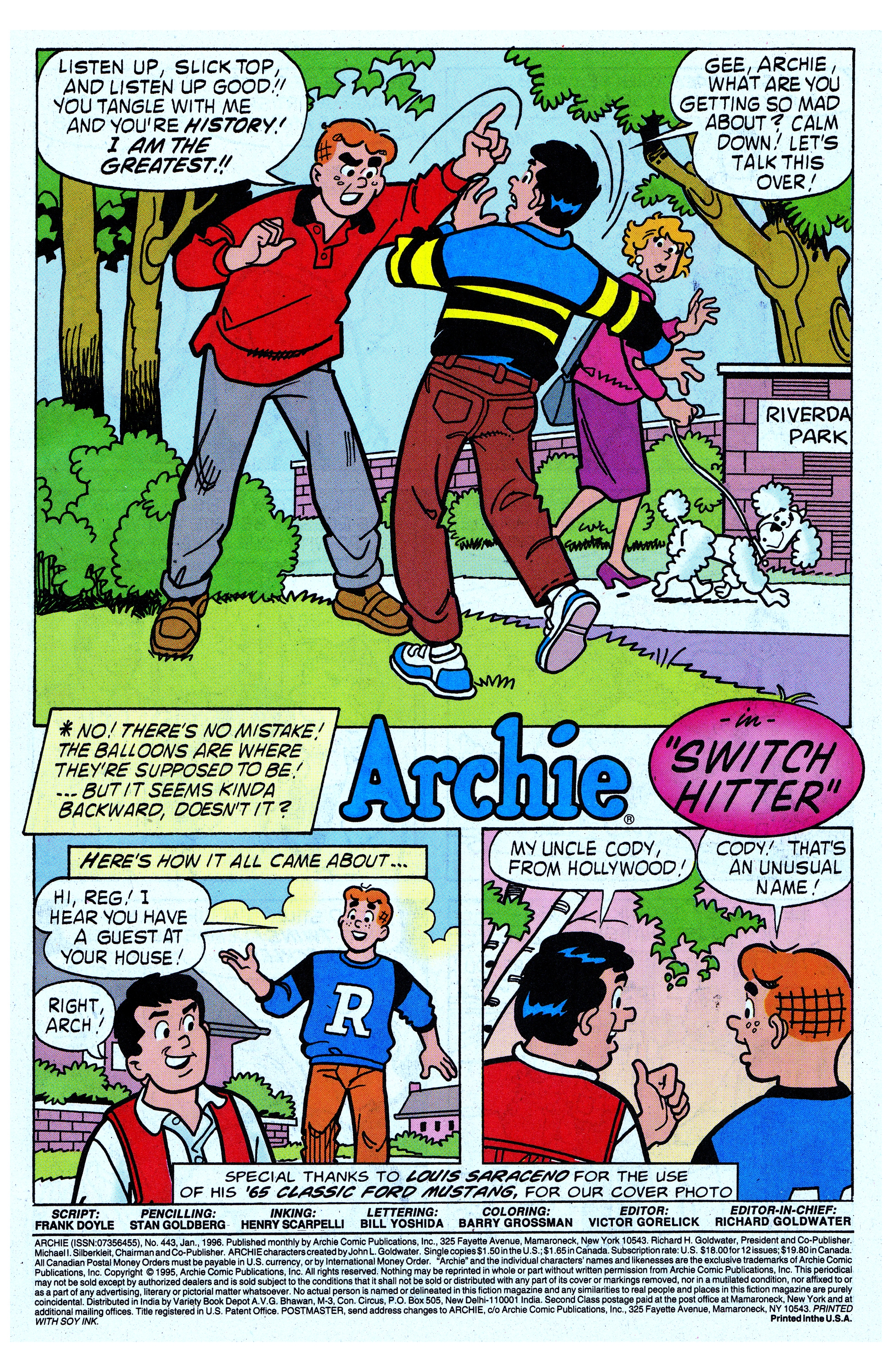 Read online Archie (1960) comic -  Issue #443 - 2