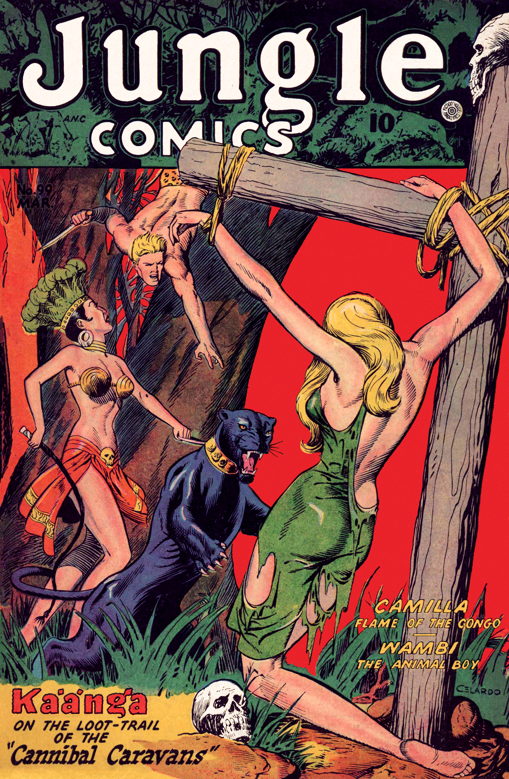 Read online Jungle Comics comic -  Issue #99 - 1
