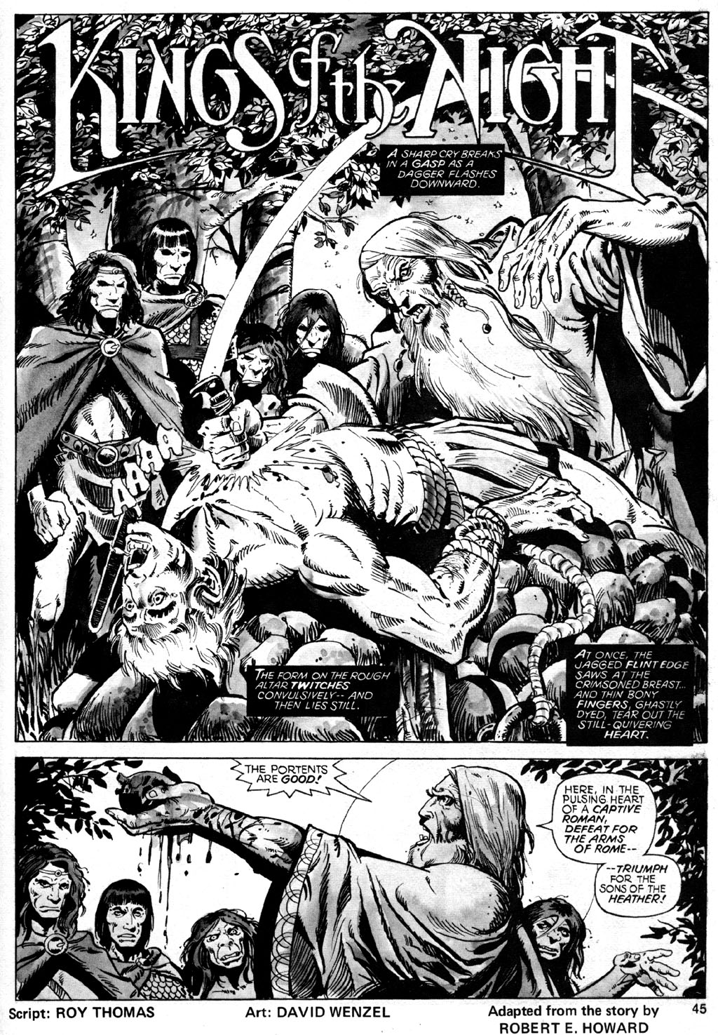 Read online The Savage Sword Of Conan comic -  Issue #42 - 45