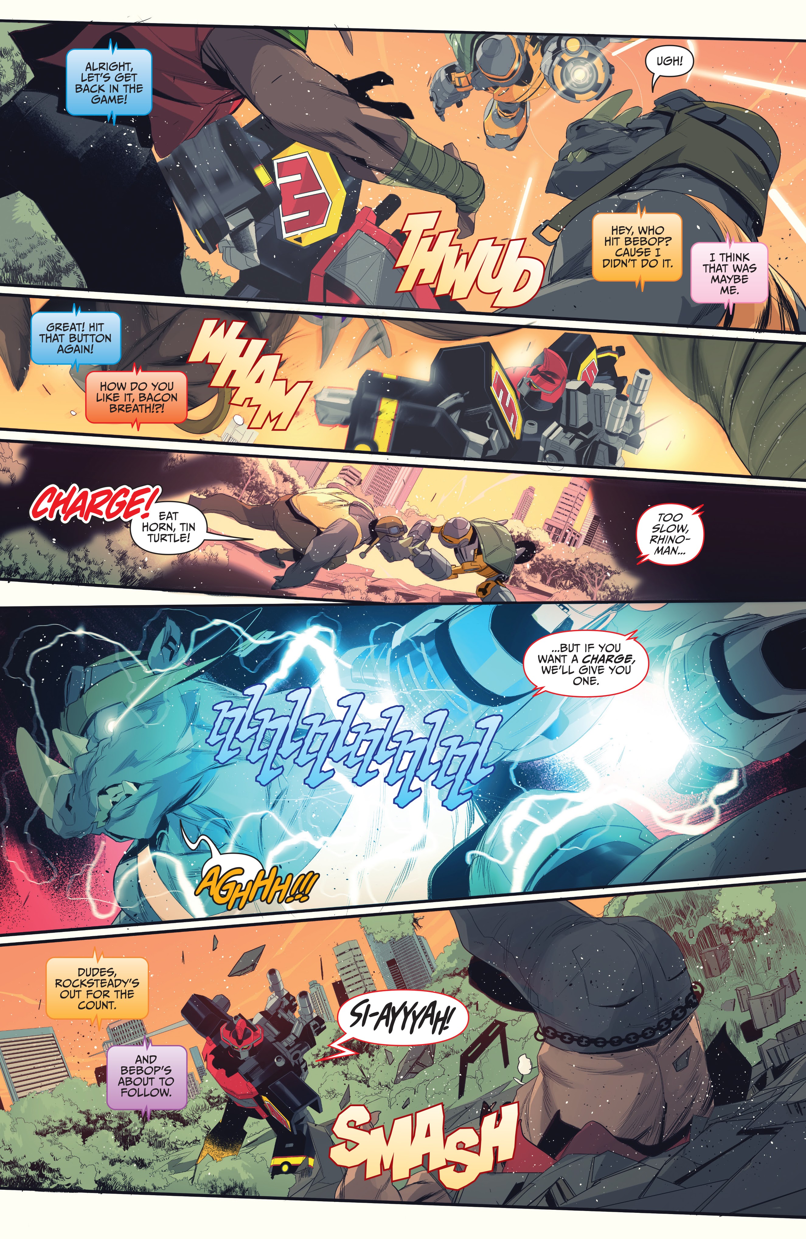 Read online Mighty Morphin Power Rangers: Teenage Mutant Ninja Turtles comic -  Issue # _TPB - 108