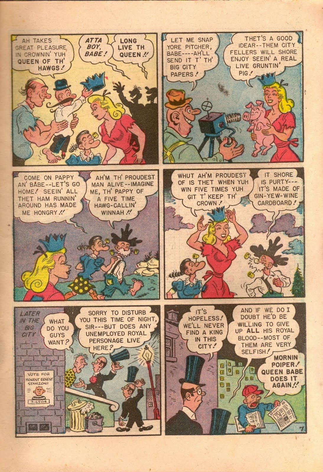 Read online Babe (1948) comic -  Issue #3 - 7