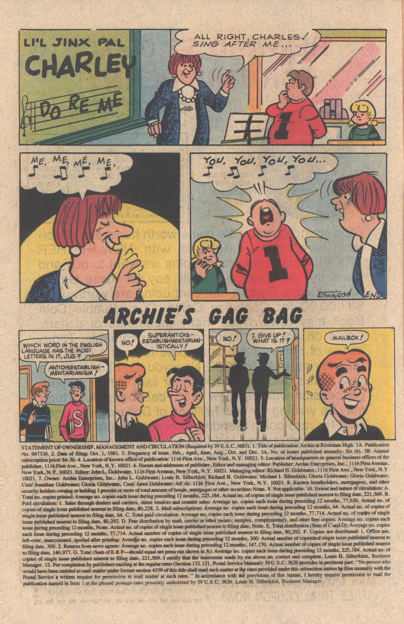 Read online Archie at Riverdale High (1972) comic -  Issue #85 - 10