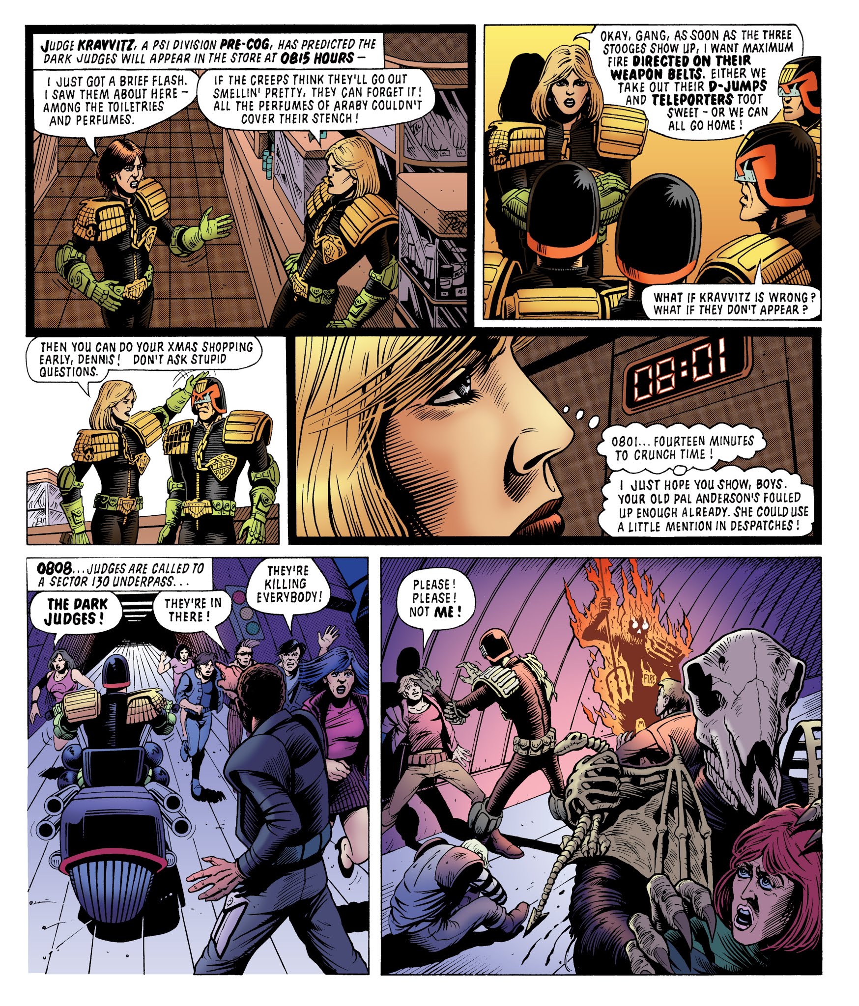 Read online Judge Dredd Classics: The Dark Judges comic -  Issue # TPB - 105