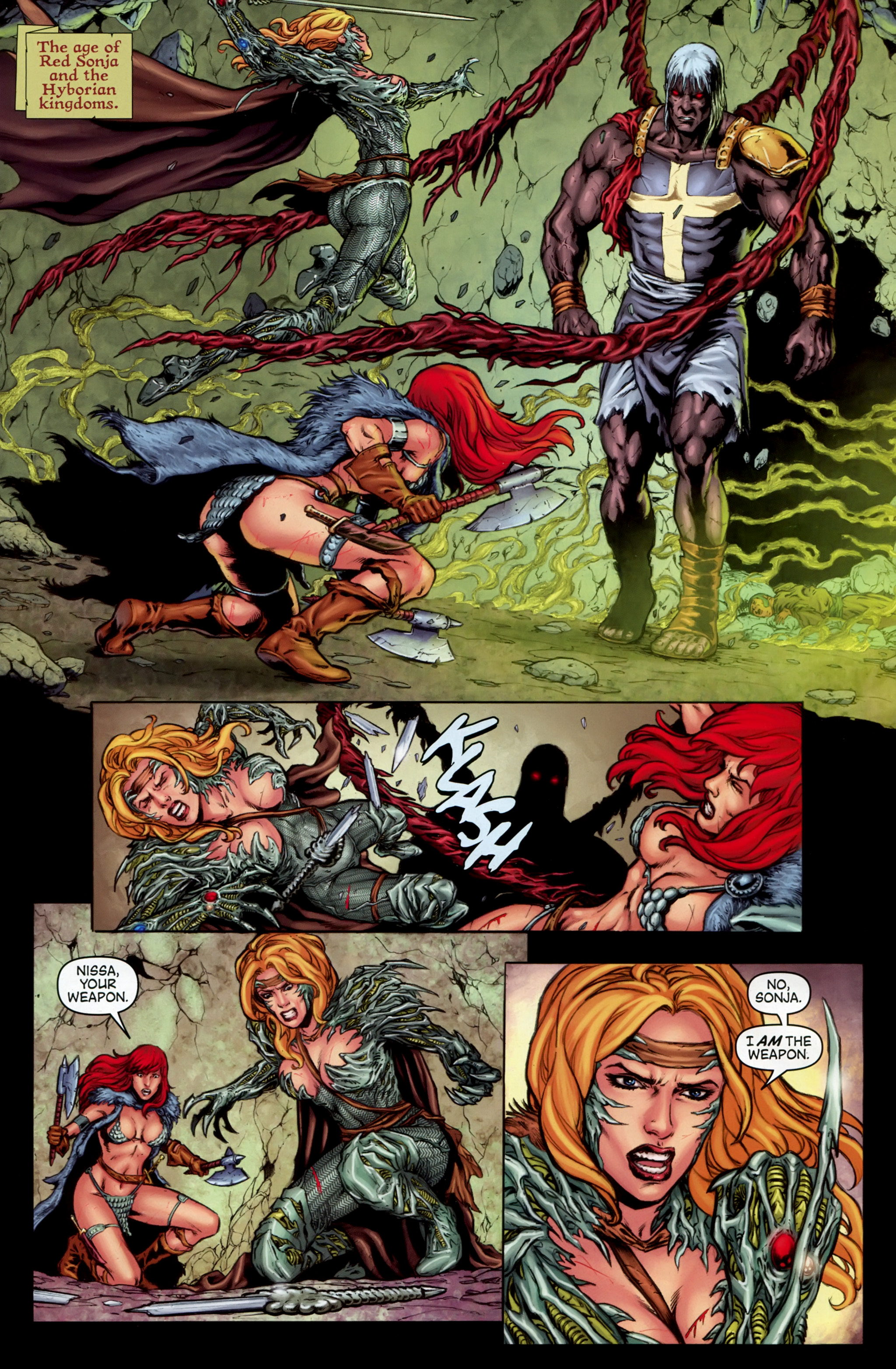 Read online Witchblade/Red Sonja comic -  Issue #2 - 3