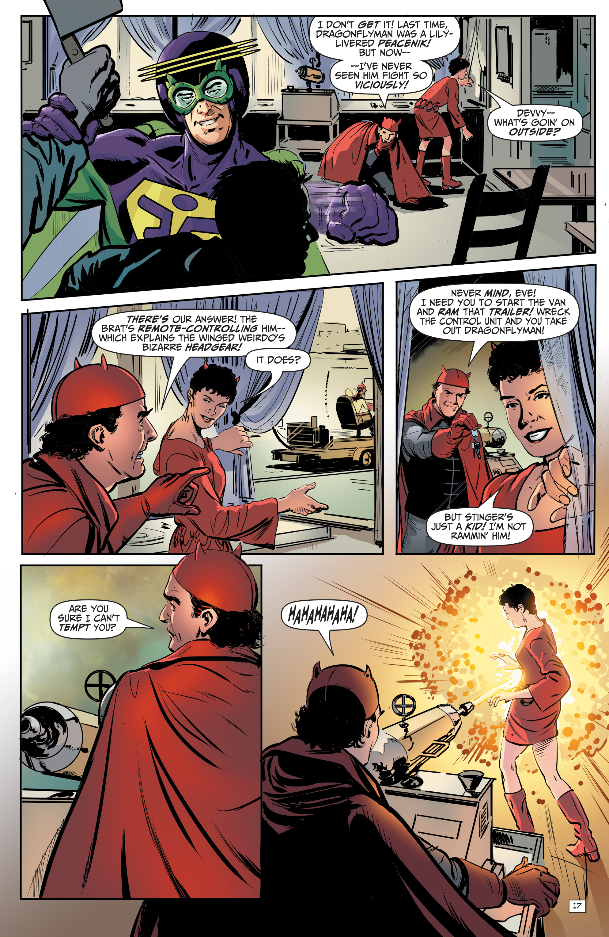 Read online Dragonfly & Dragonflyman comic -  Issue #4 - 19