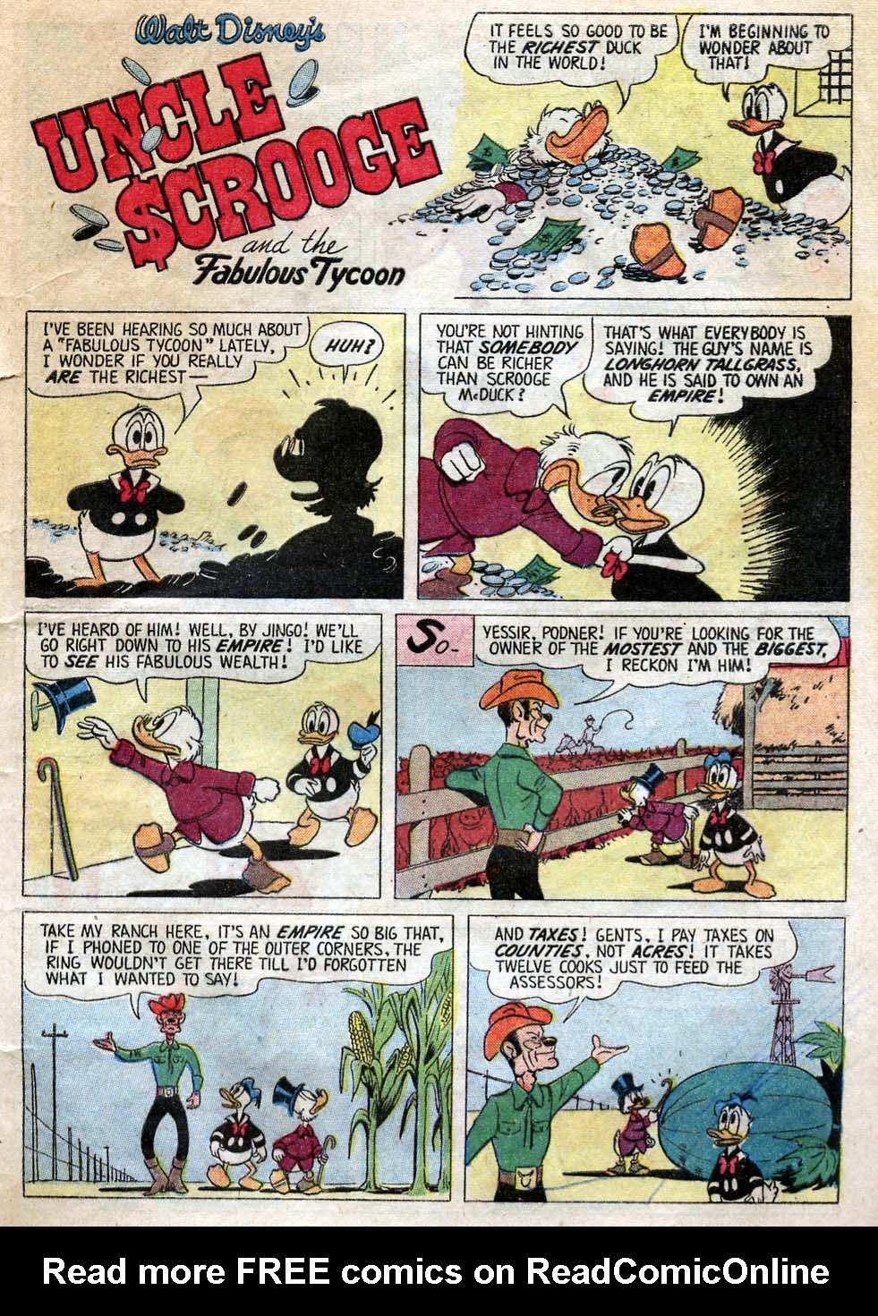 Read online Uncle Scrooge (1953) comic -  Issue #23 - 29