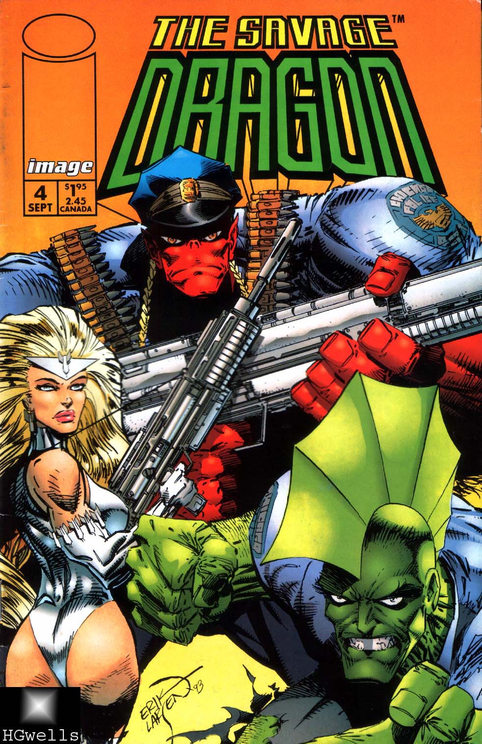 Read online The Savage Dragon (1993) comic -  Issue #4 - 1