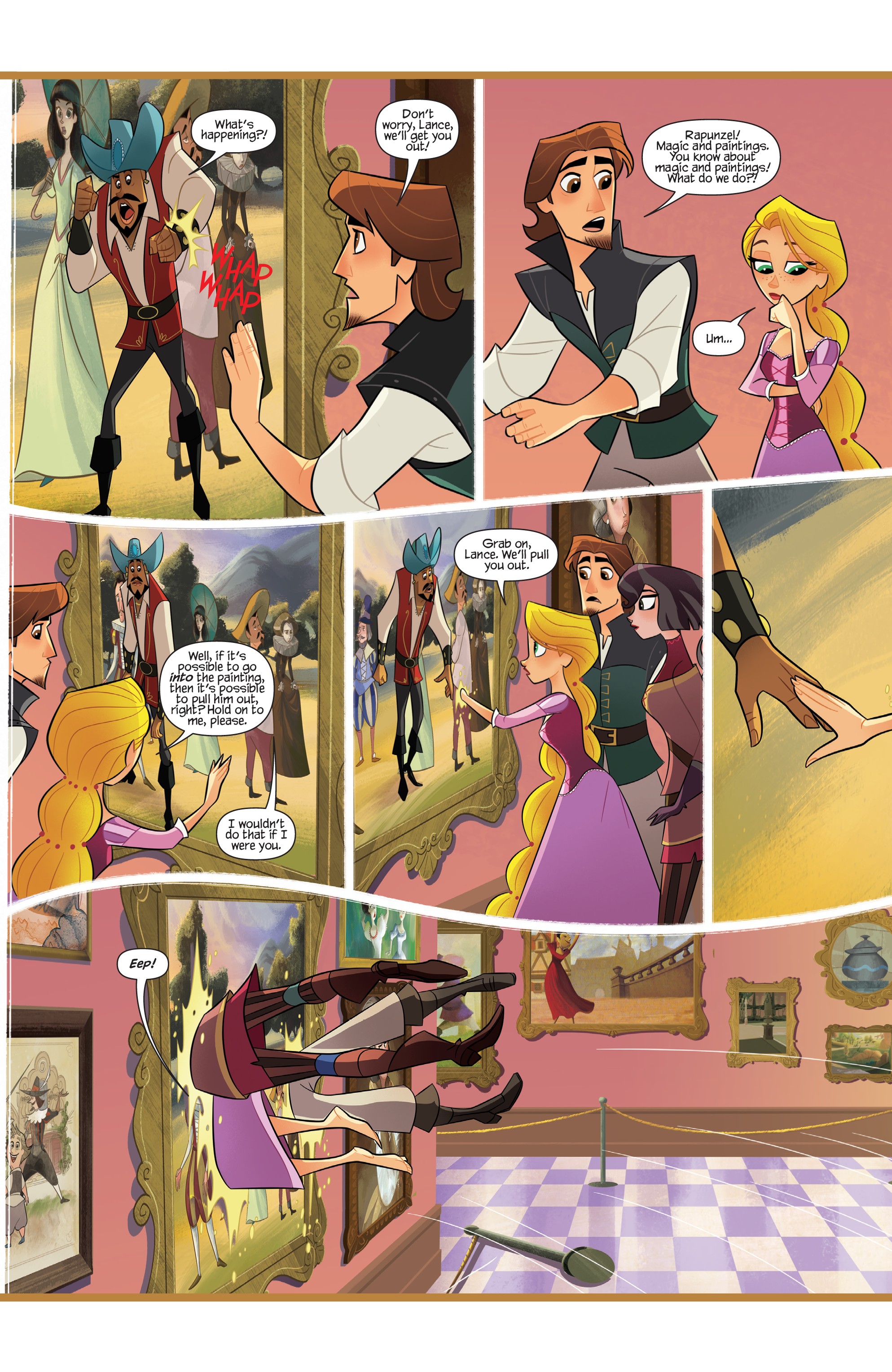 Read online Tangled: The Series: Hair and Now comic -  Issue #3 - 7