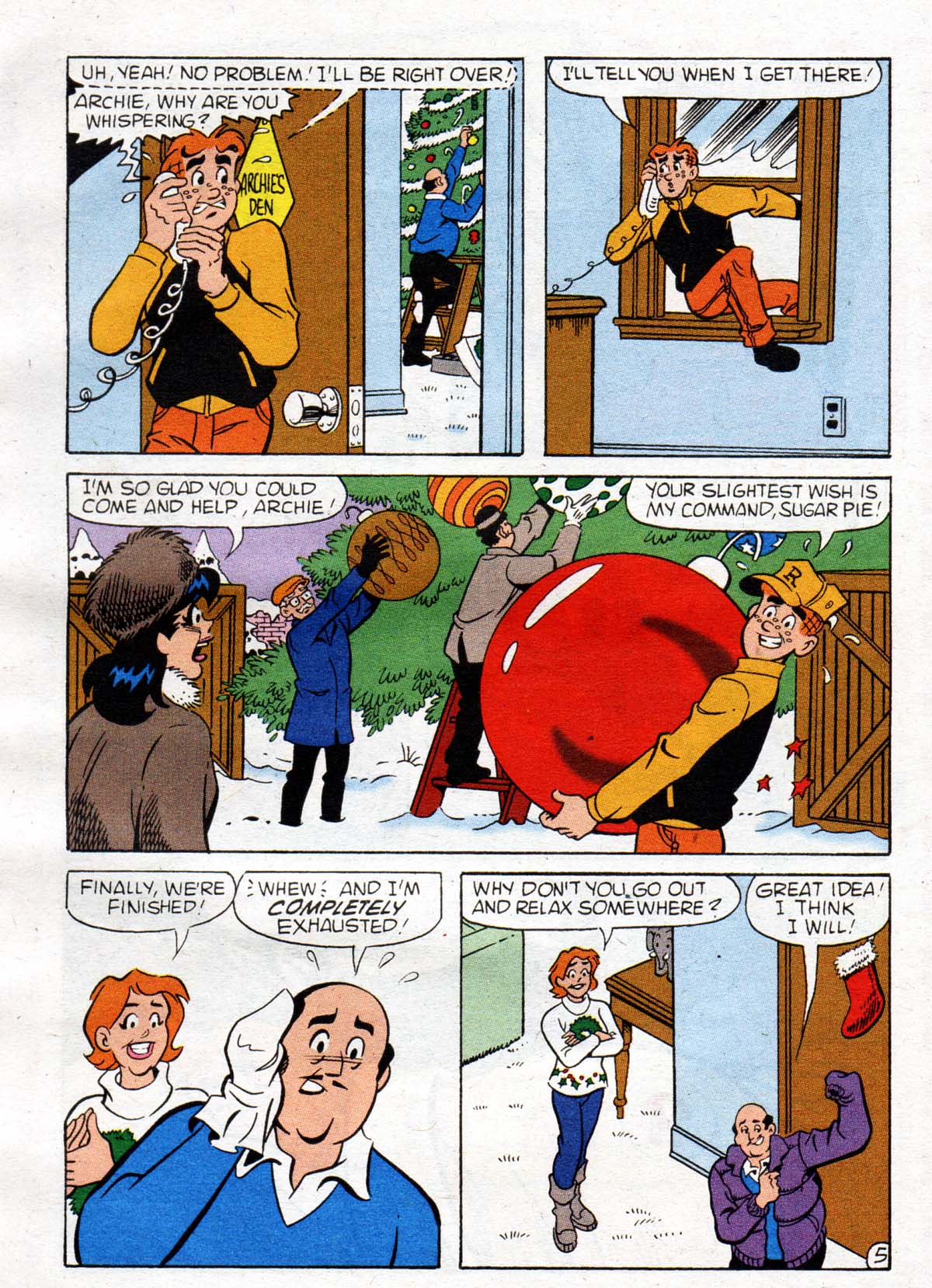 Read online Archie's Holiday Fun Digest comic -  Issue #7 - 6