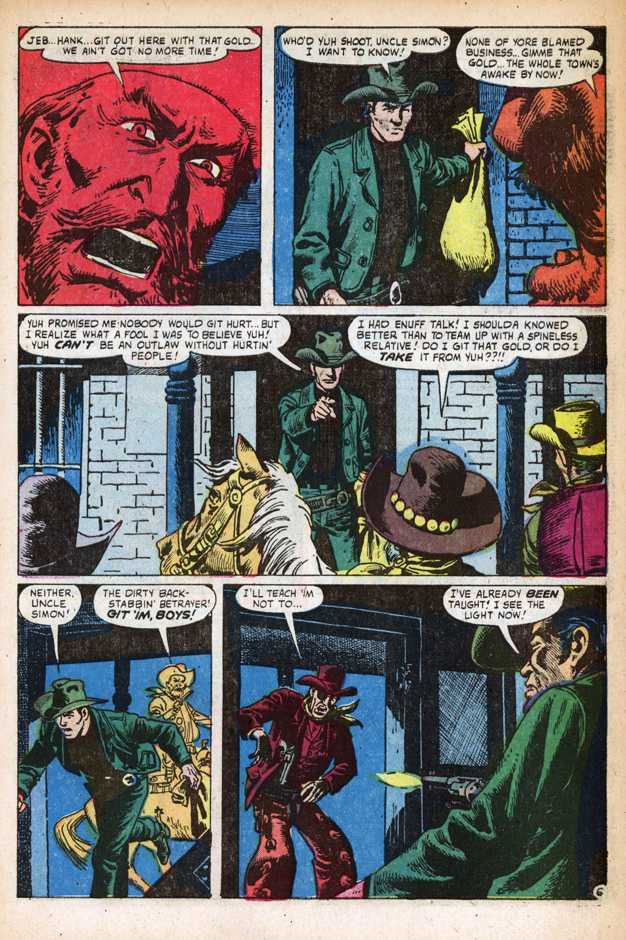 Read online Western Outlaws (1954) comic -  Issue #19 - 31