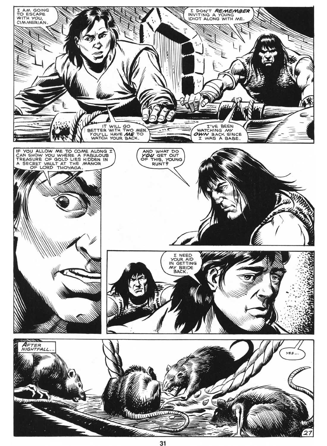 Read online The Savage Sword Of Conan comic -  Issue #159 - 30