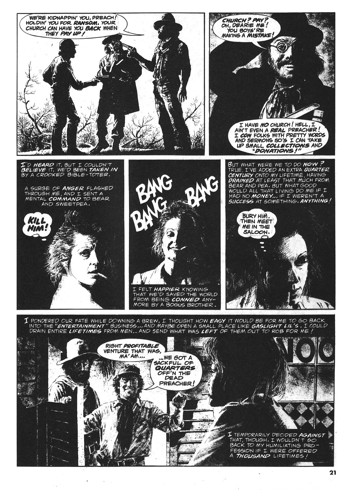 Read online Vampirella (1969) comic -  Issue #47 - 21
